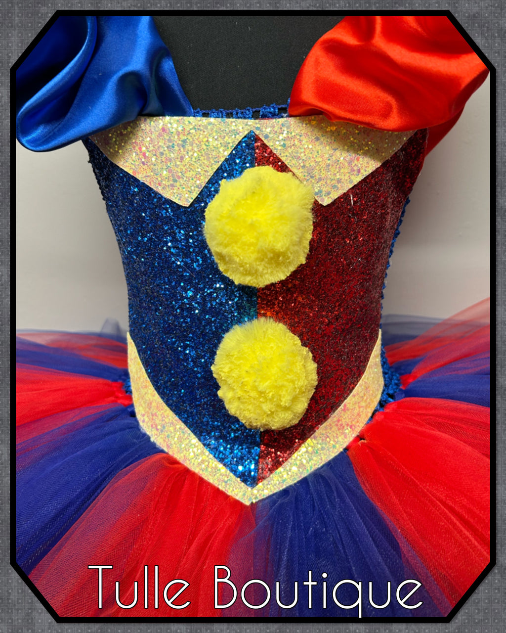 Girls toddlers The Amazing Digital Circus Jester clown tutu dress, ballgown, Pomni fancy dress costume