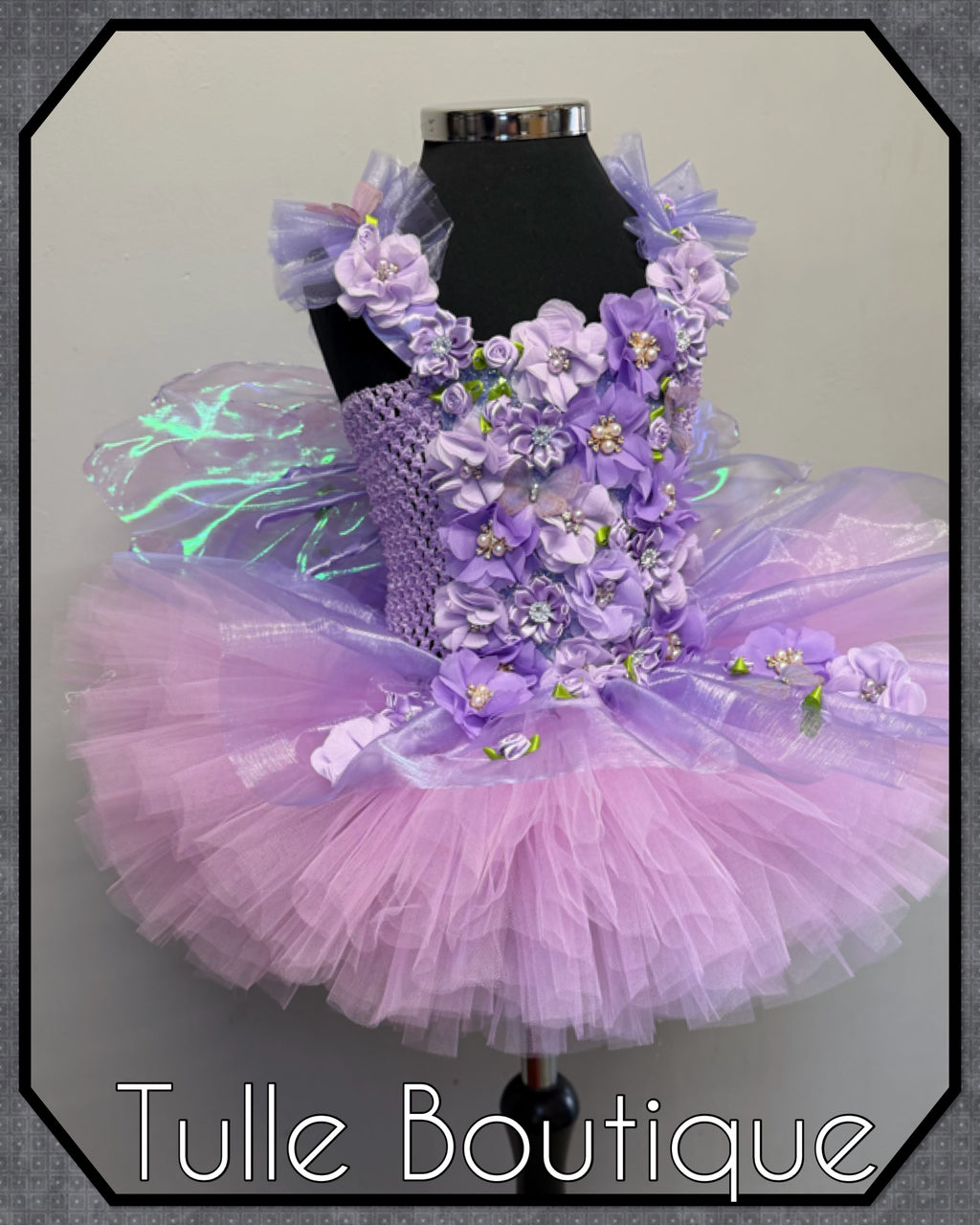 Girls toddlers Lena enchanted lilac fairy tutu dress, ballgown, fancy dress costume