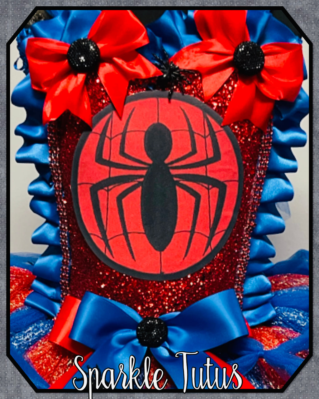 Girls toddlers Spiderman tutu dress, ballgown, fancy dress costume