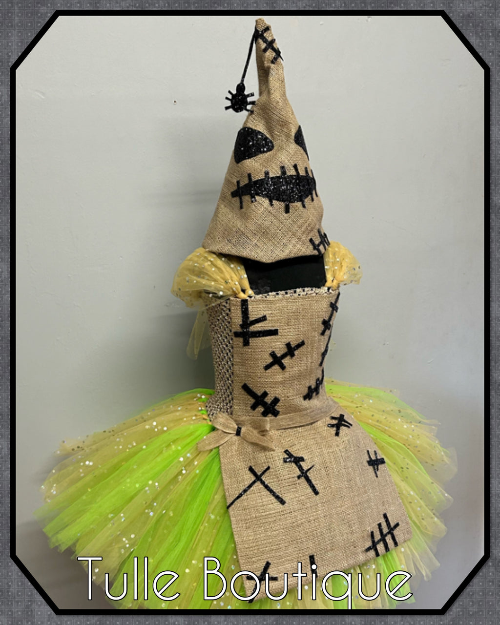 Girls toddlers Oogie Boogie ballgown, nightmare before Christmas Halloween fancy dress costume