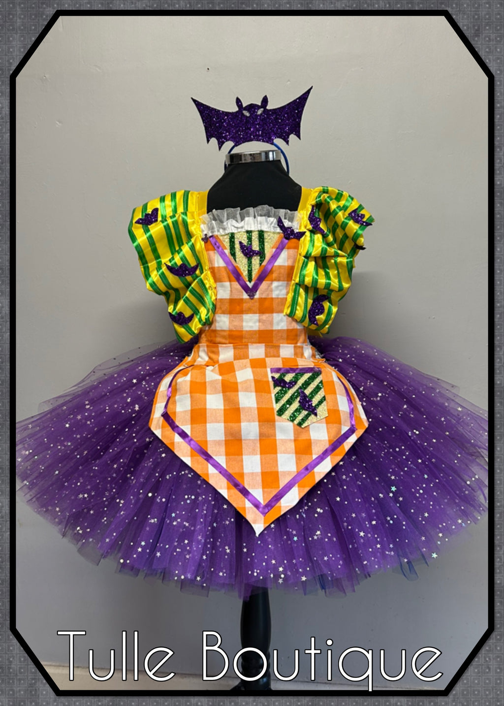 Girls toddlers Disneys cast member Halloween tutu dress, ballgown, killer doll fancy dress costume