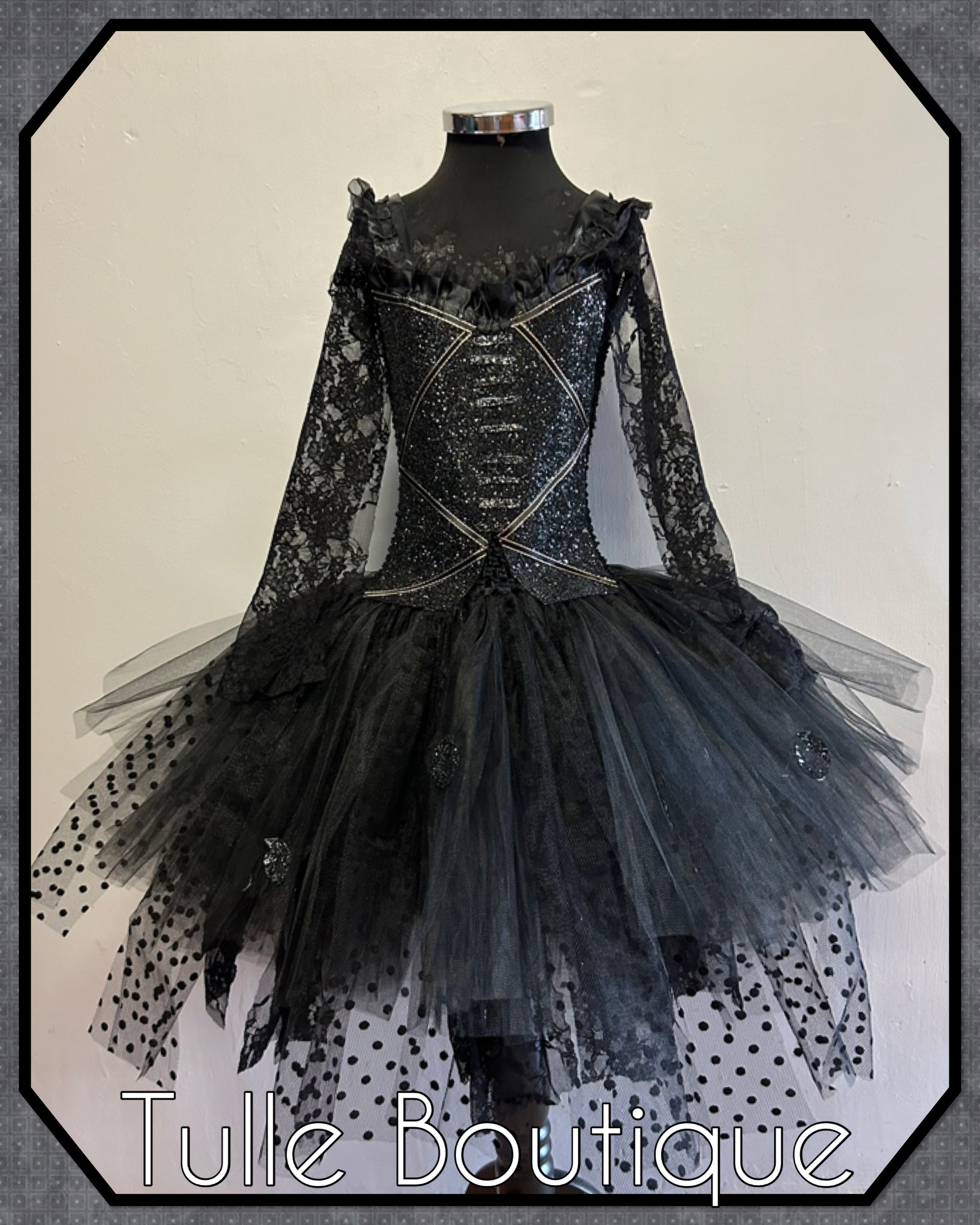 Girls toddlers Bellatrix Lestrange, Harry Potter Halloween fancy dress costume