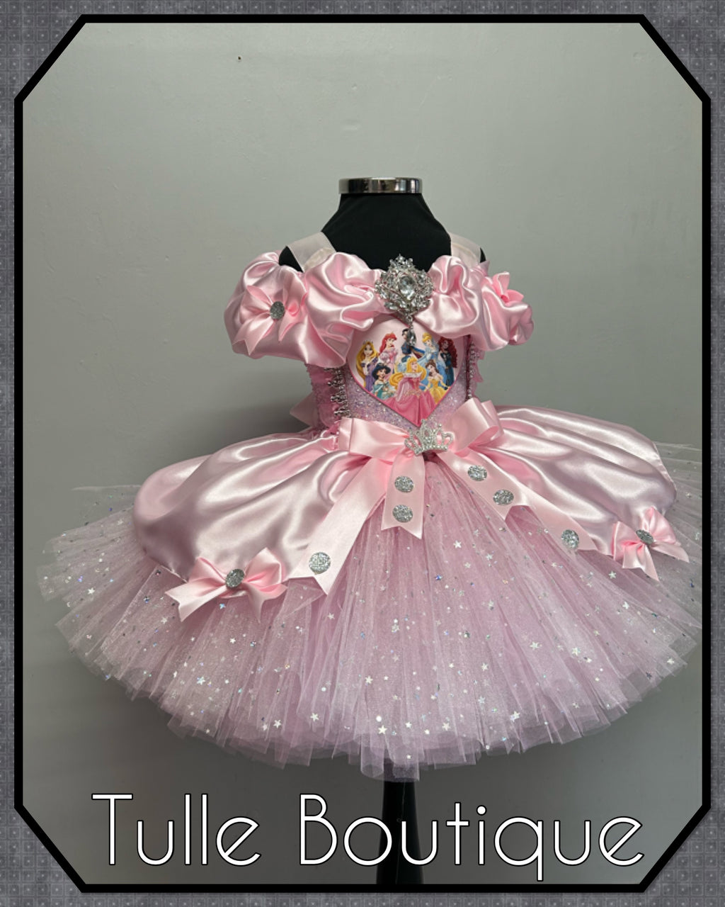 Girls toddlers Disney Princess pink tutu dress, birthday ballgown, fancy dress costume