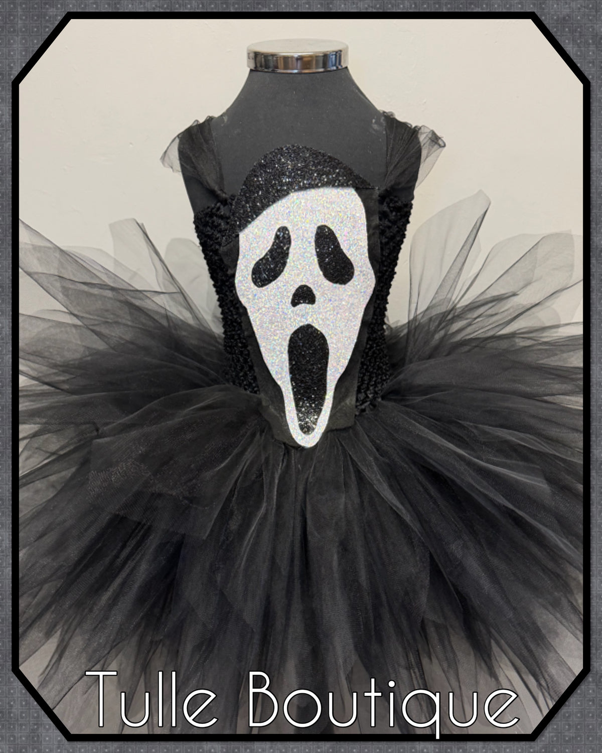 Girls toddlers girls Scream Ghost face book day fancy dress Halloween costume