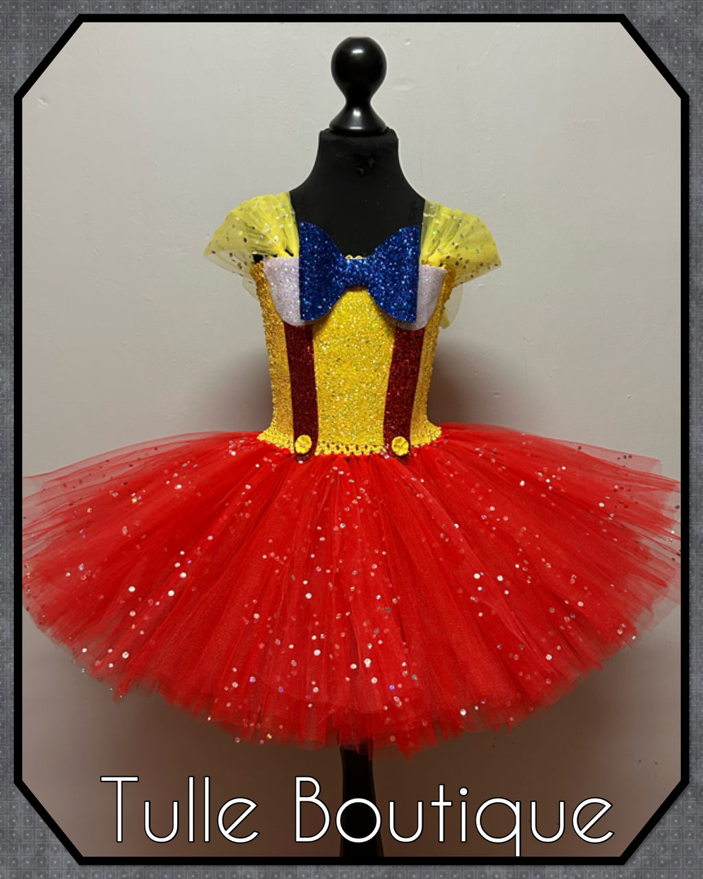Girls toddlers Tweedle Dee and Tweedle Dum tutu dress, ballgown, Alice in wonderland fancy dress costume