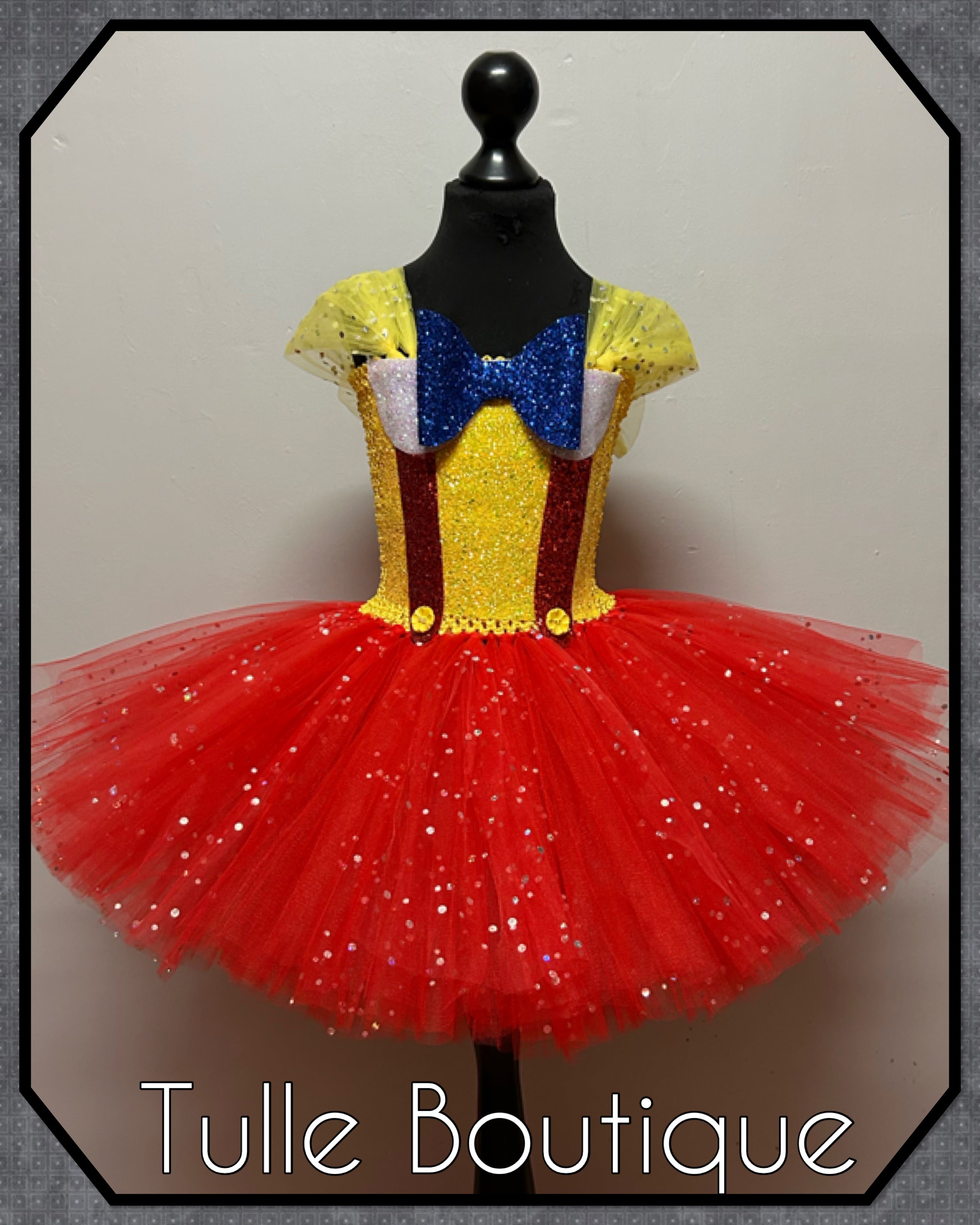Girls toddlers Tweedle Dee and Tweedle Dum tutu dress, ballgown, Alice in wonderland fancy dress costume