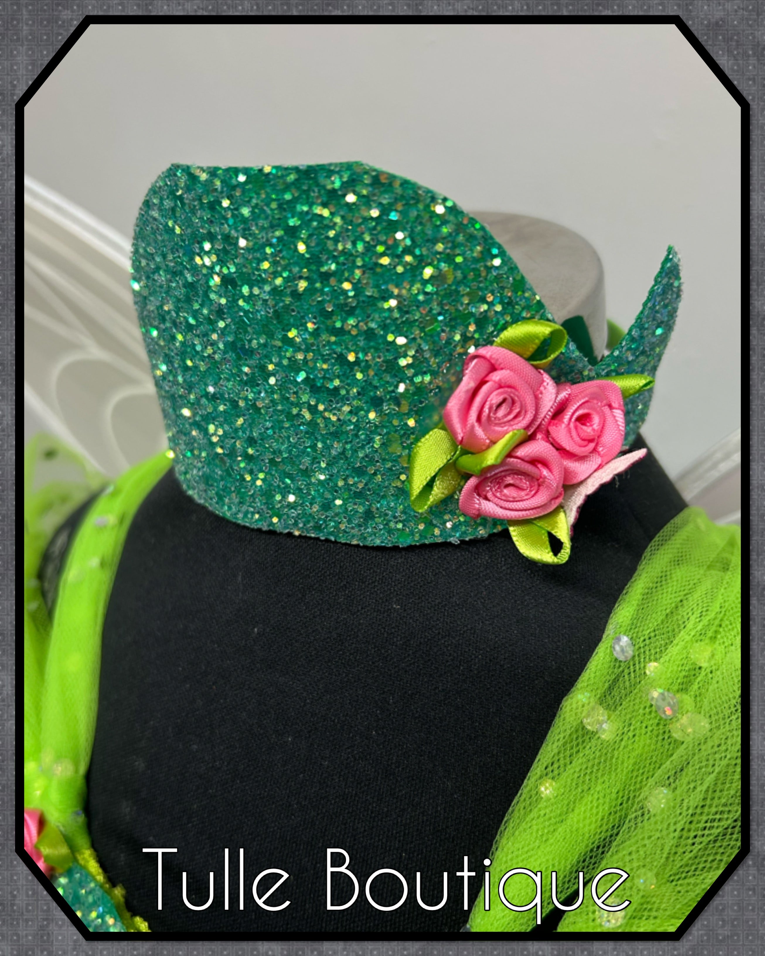 Girls toddlers Tinkerbell green  tutu dress, ballgown, fancy dress costume