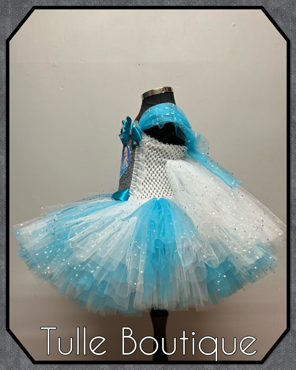 Girls toddlers Princess Elsa and Anna tutu dress, ballgown,Frozen fancy dress costume