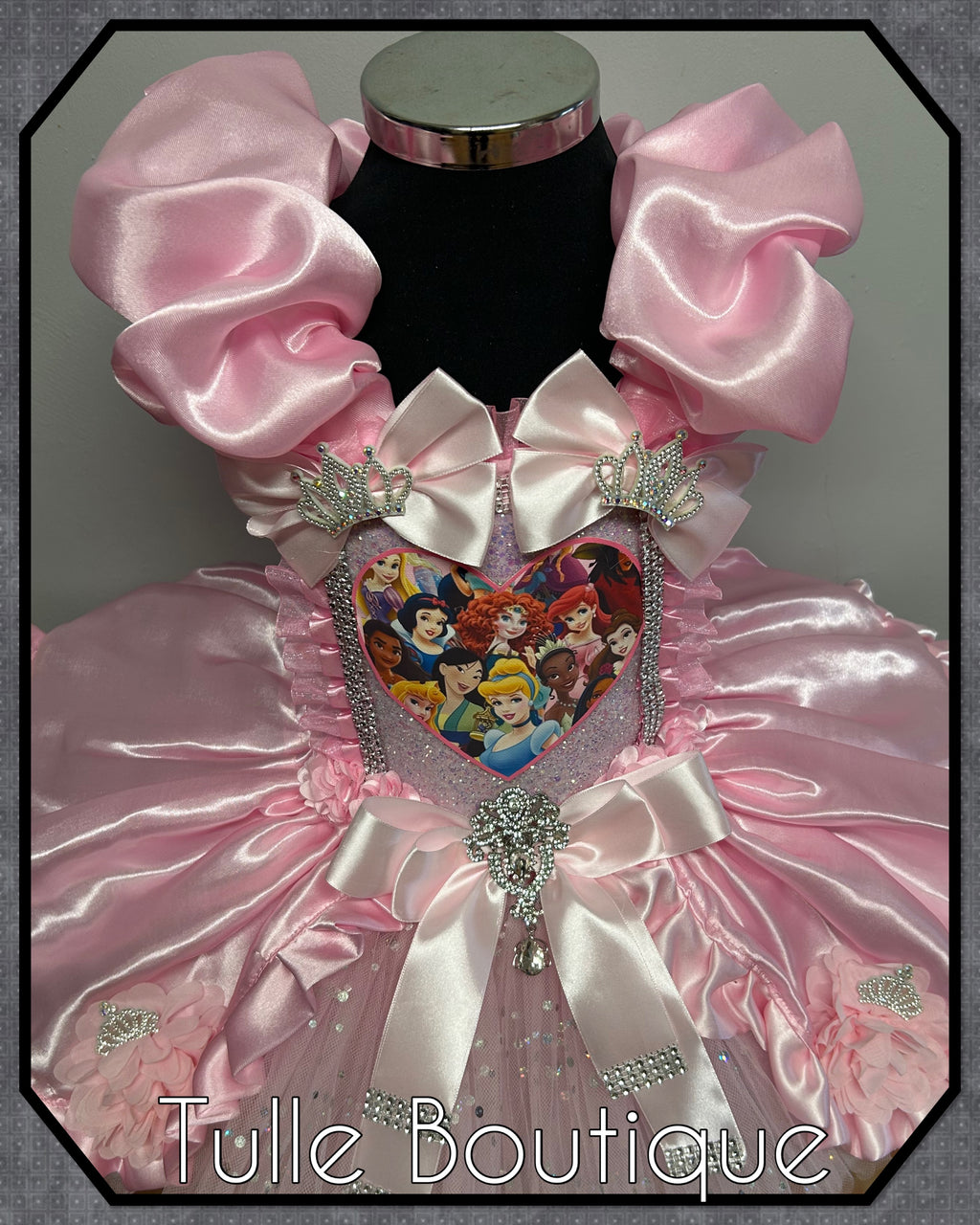 Girls toddlers pink Disney Princess tutu dress, ballgown, fancy dress costume