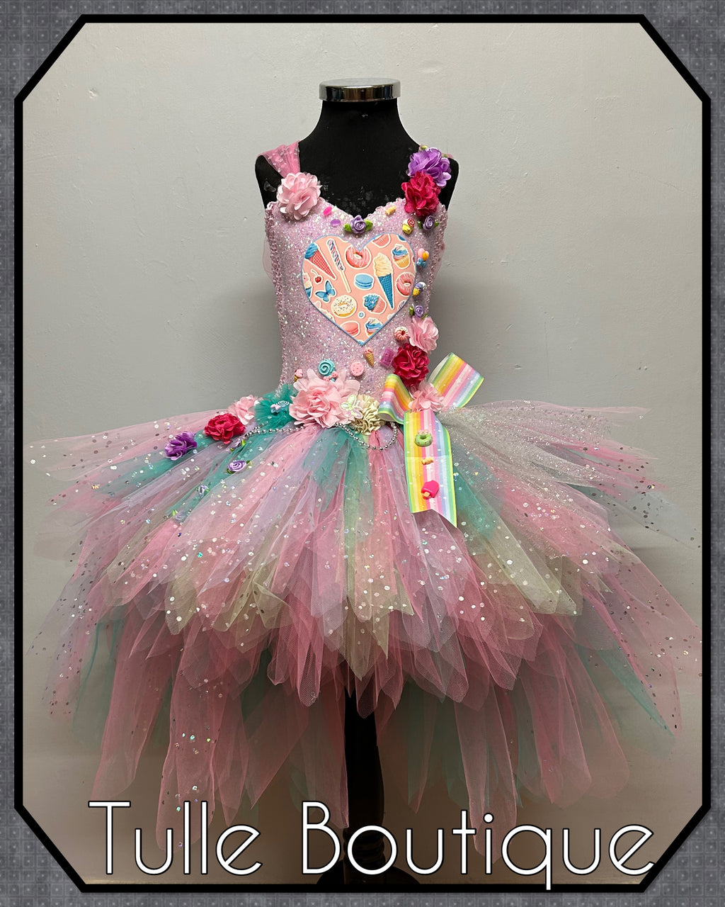 Girls toddlers Candy tutu dress, ballgown, fancy dress costume