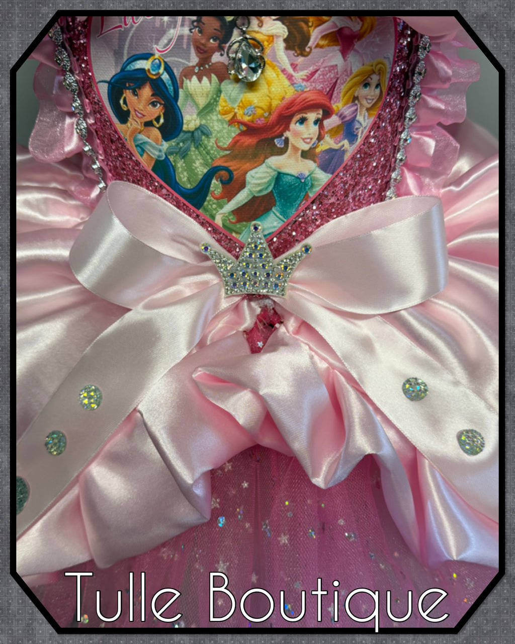 Girls toddlers pink Sparkly Disney Princess tutu dress, ballgown, fancy dress costume