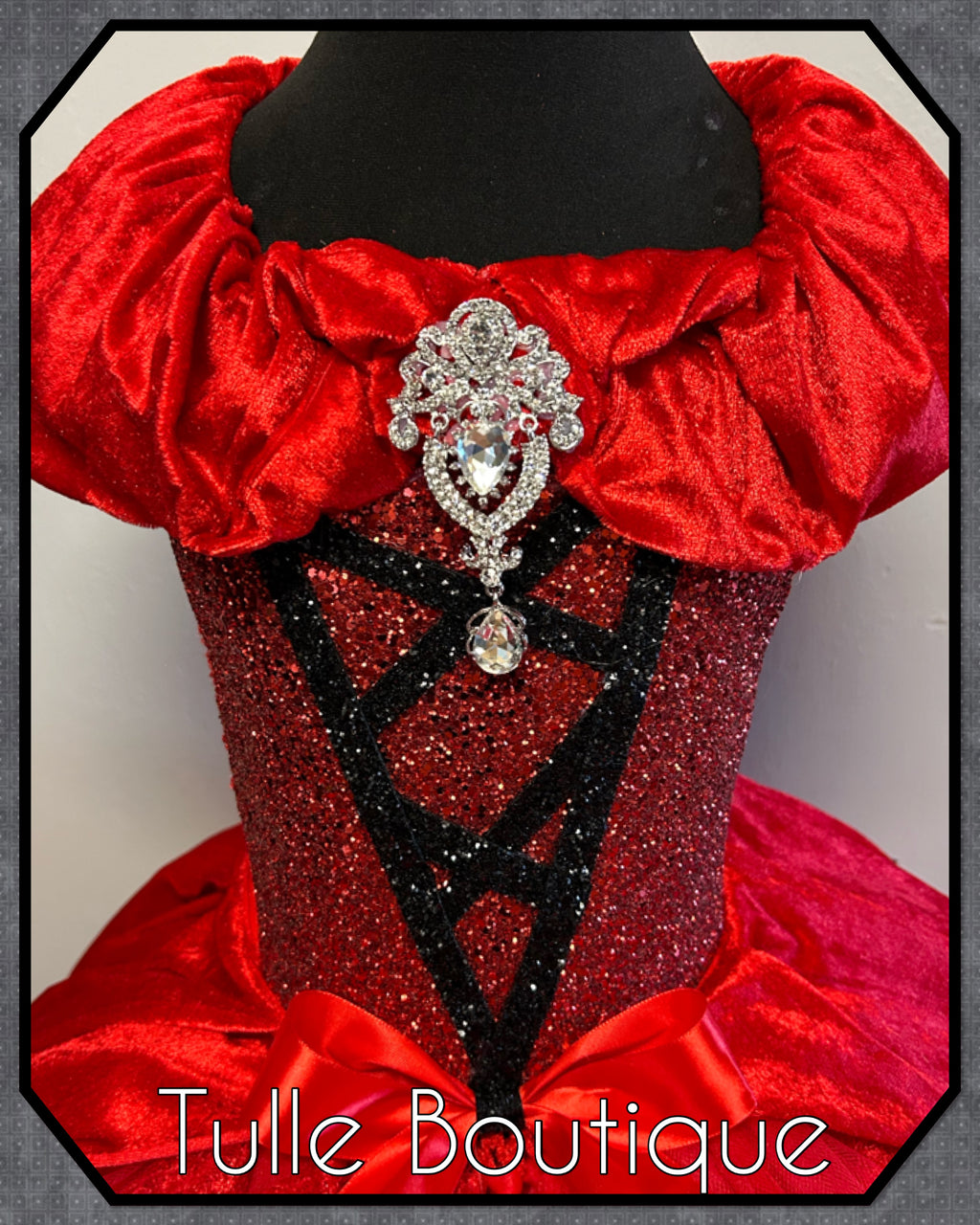 Girls toddlers Red Devil tutu birthday party dress,ballgown, fancy dress costume