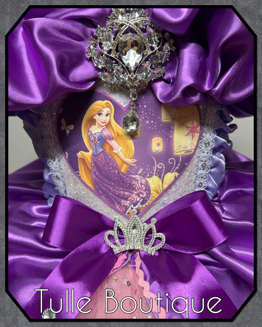 Girls toddlers Princess Rapunzel Tangled tutu birthday party dress,ballgown, fancy dress costume