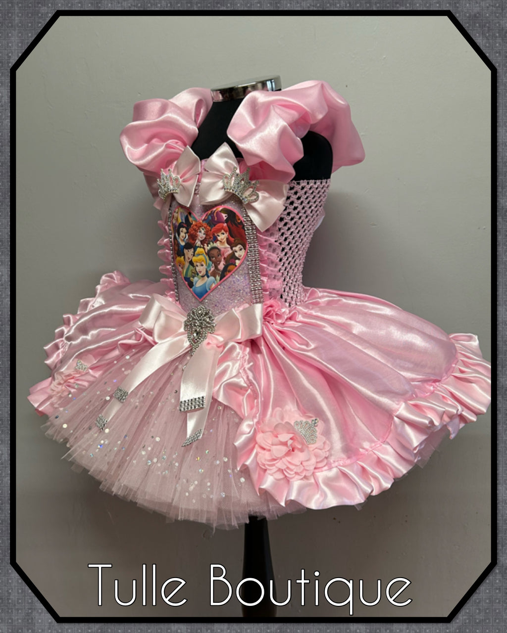 Girls toddlers pink Disney Princess tutu dress, ballgown, fancy dress costume