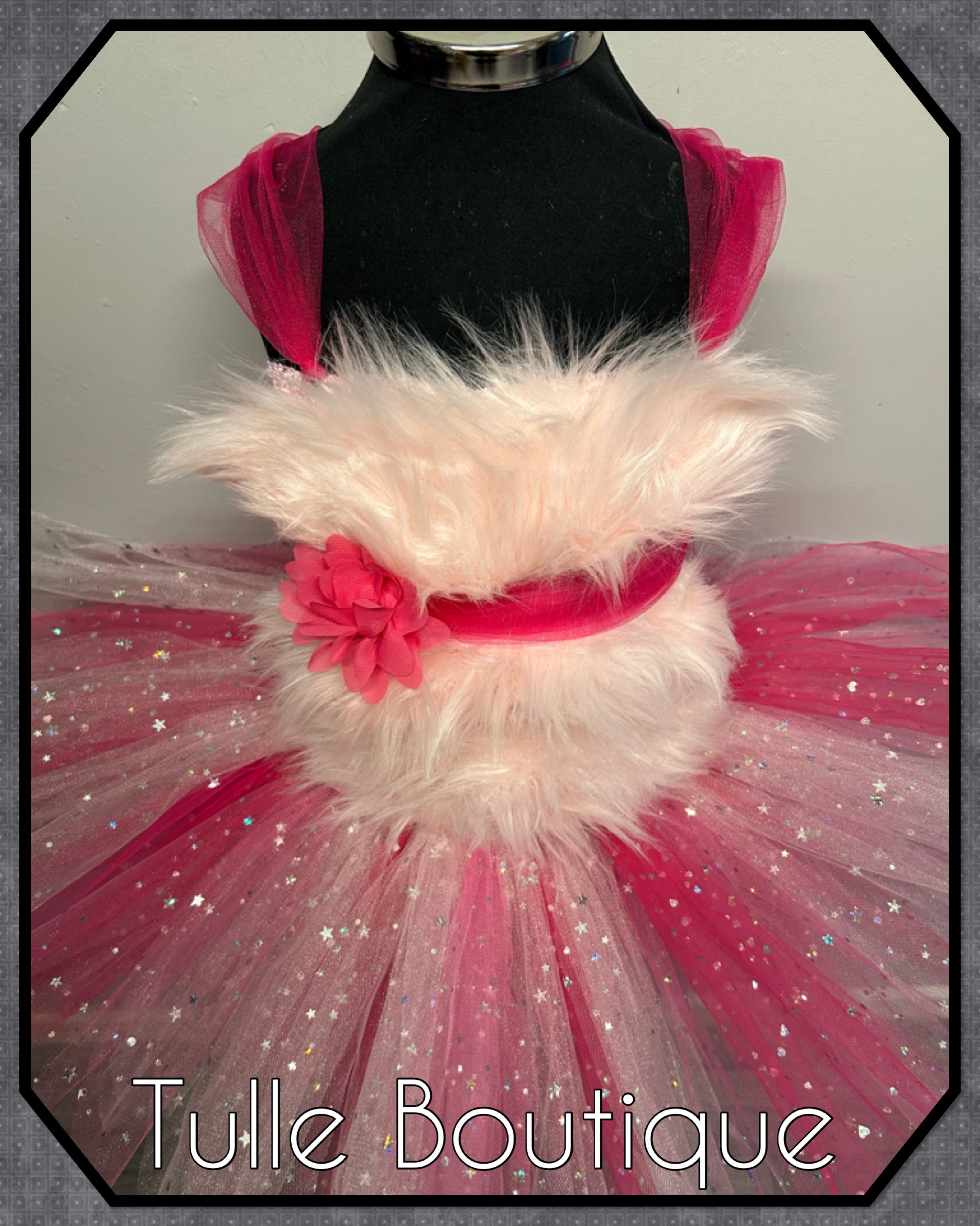 Girls toddlers Pink Panther tutu dress, ballgown, fancy dress costume