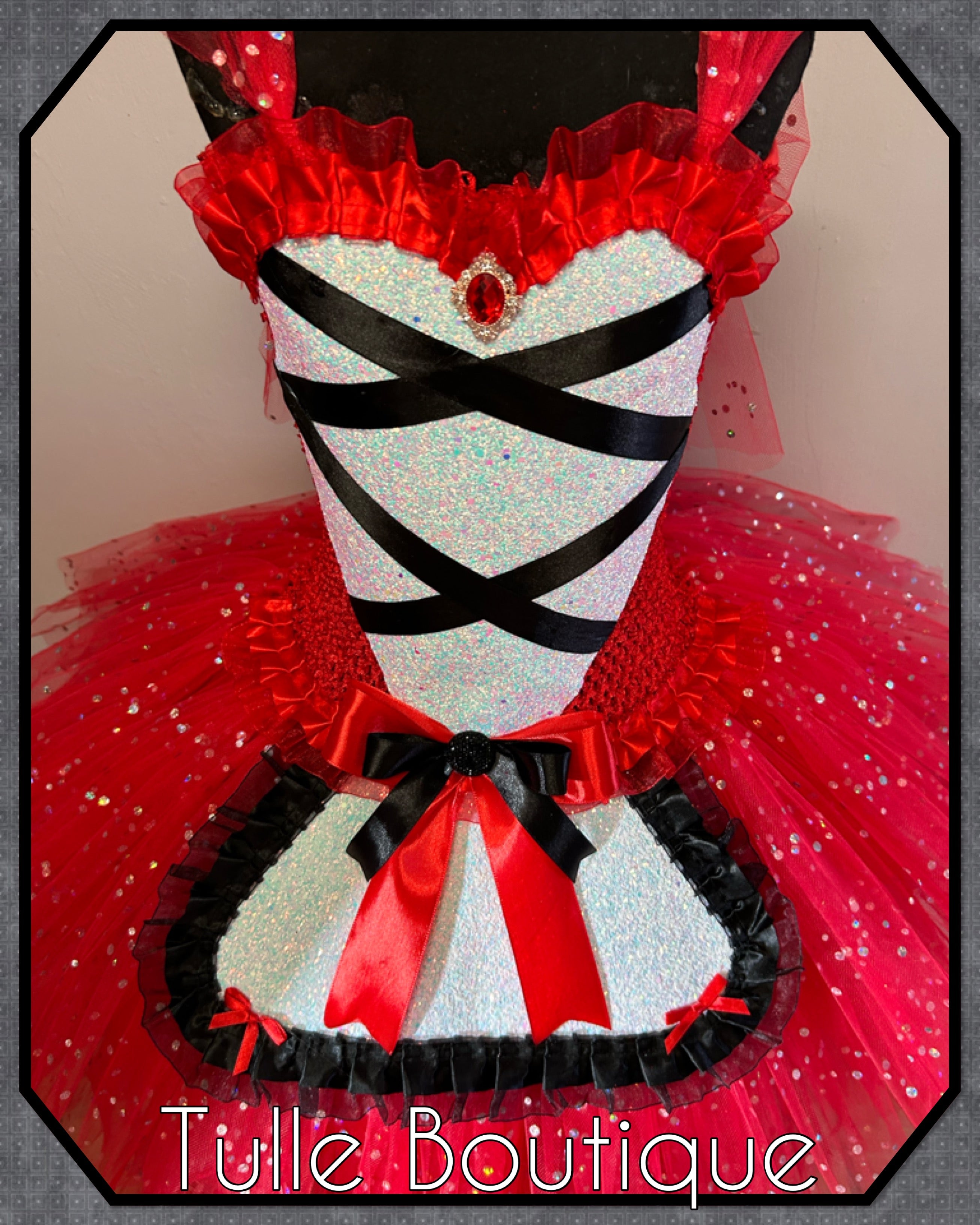 Girls toddlers Little Red Riding Hood tutu dress, ballgown, fancy dress book day costume