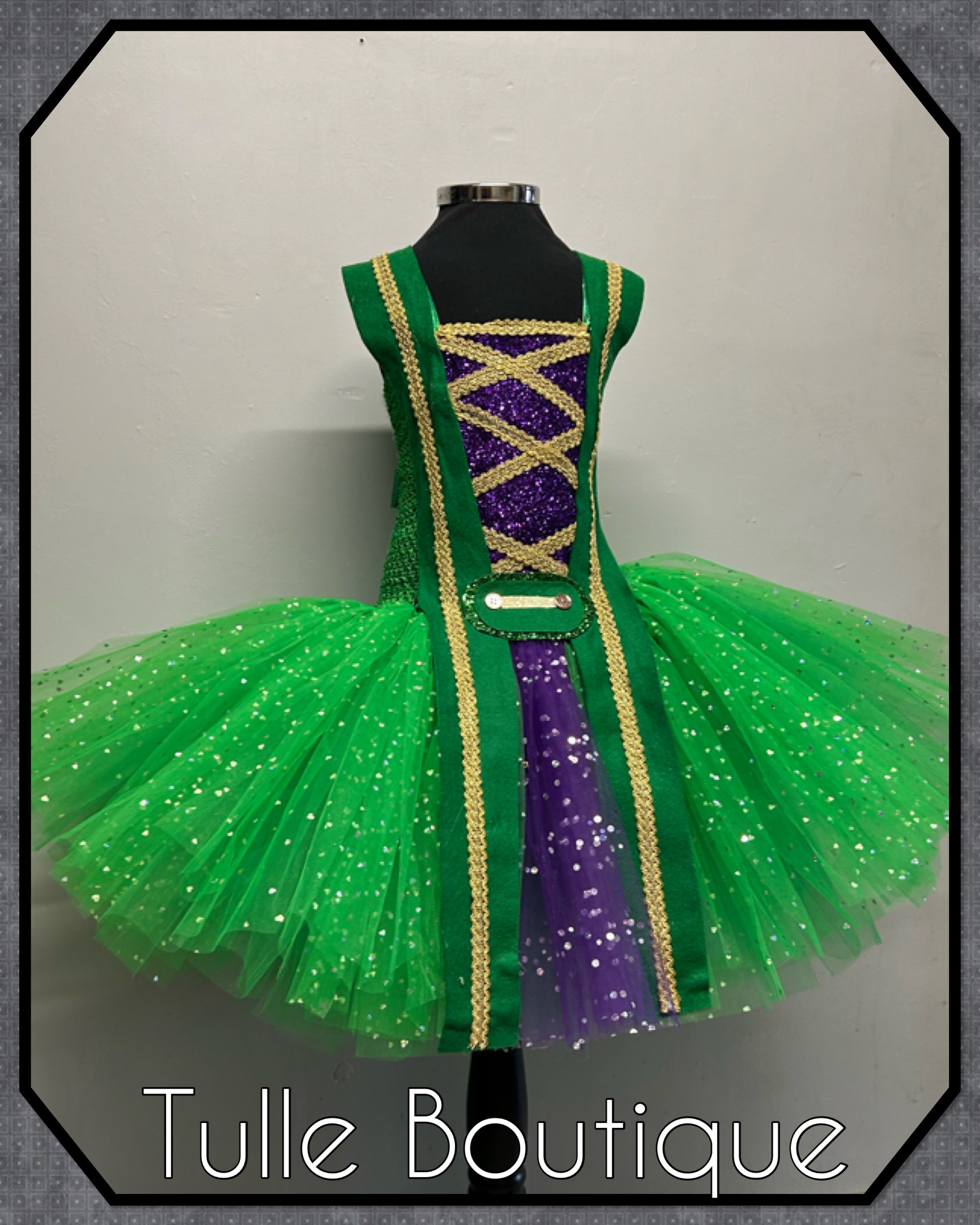 Girls toddlers Halloween Hocus Pocus Winifred Sanderson tutu dress, ballgown, fancy dress costume