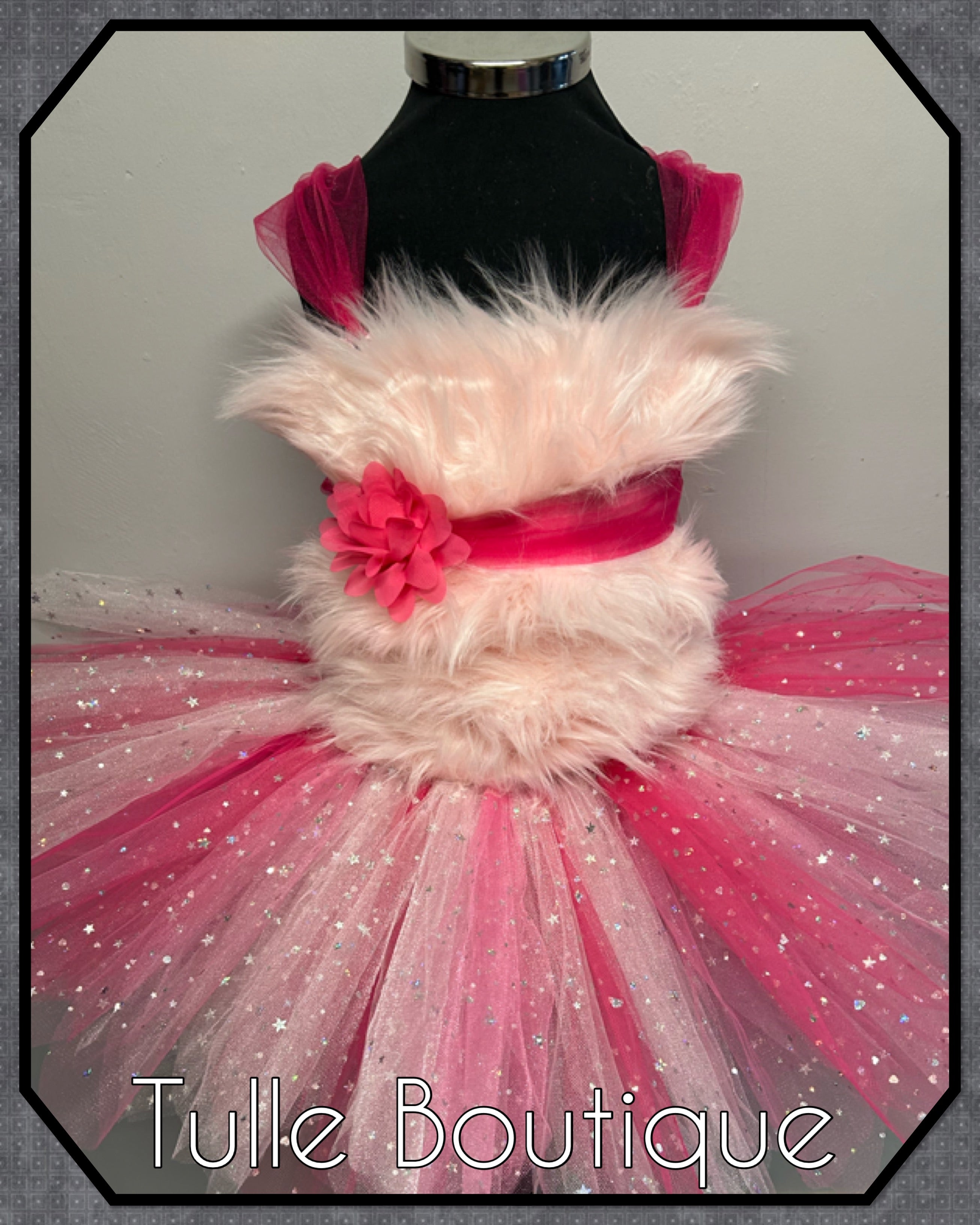 Girls toddlers Pink Panther tutu dress, ballgown, fancy dress costume