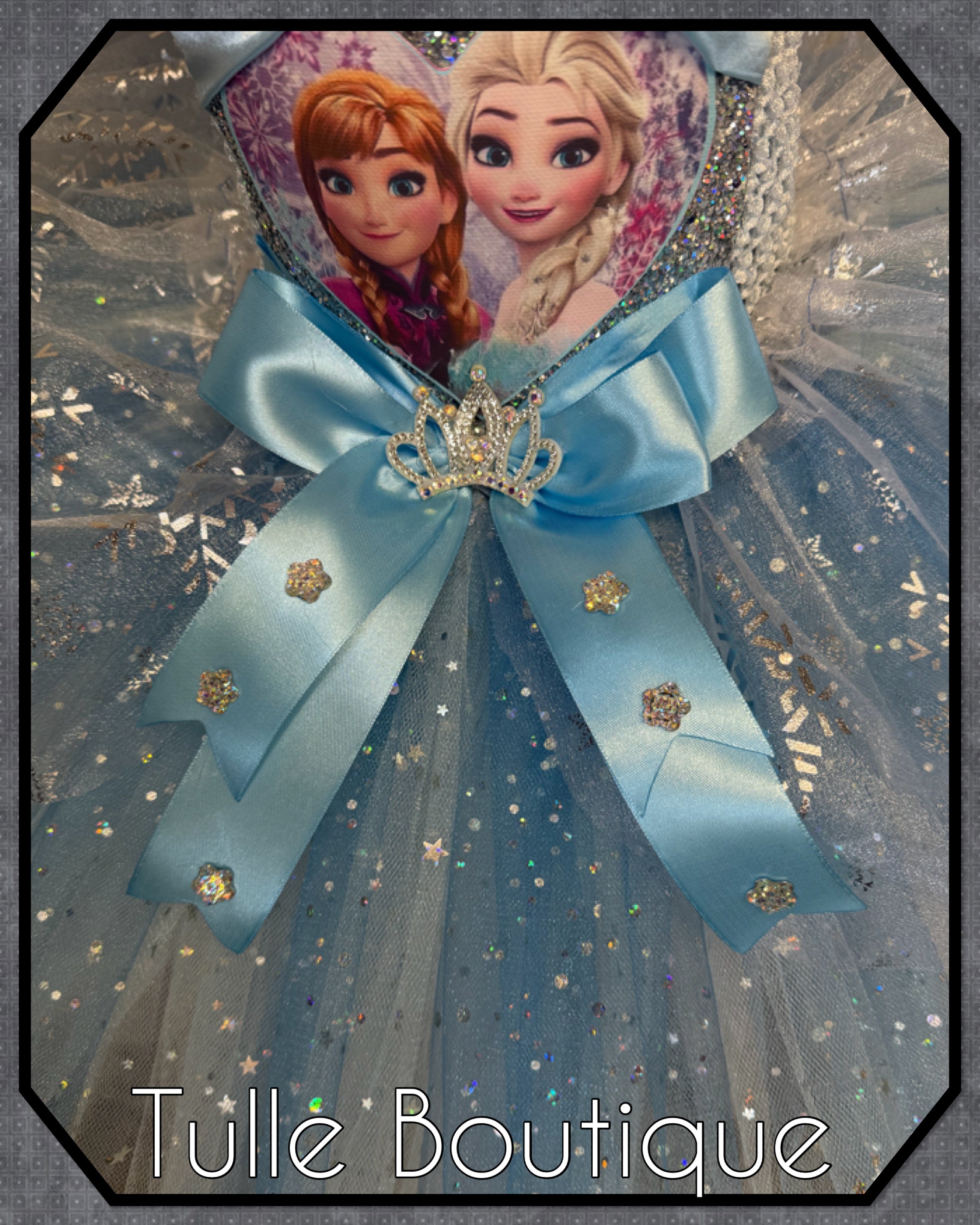 Girls toddlers Princess Elsa sky blue satin tutu dress, frozen ballgown, fancy dress costume