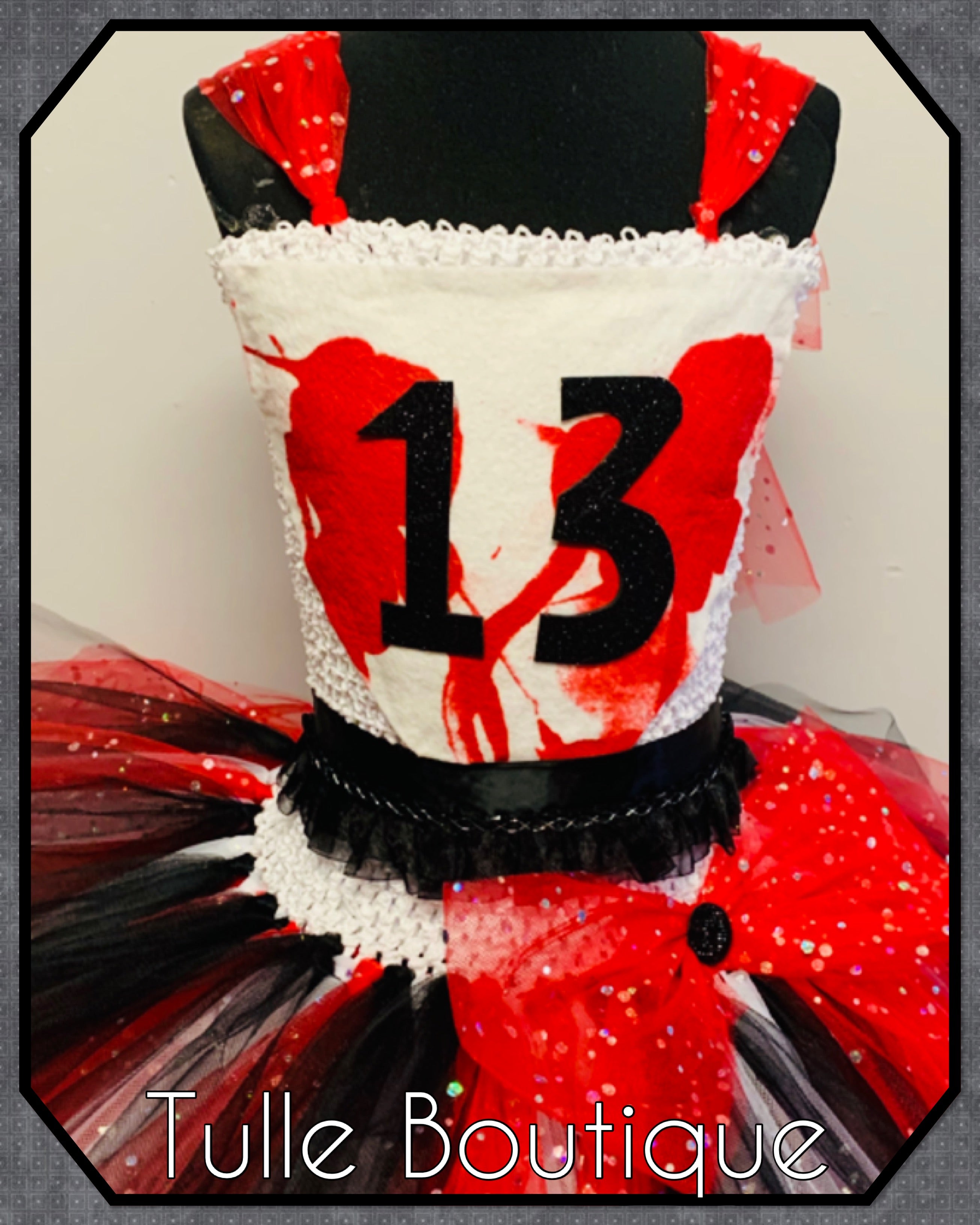 Girls toddlers zombie cheerleader tutu dress, ballgown,halloween fancy dress costume