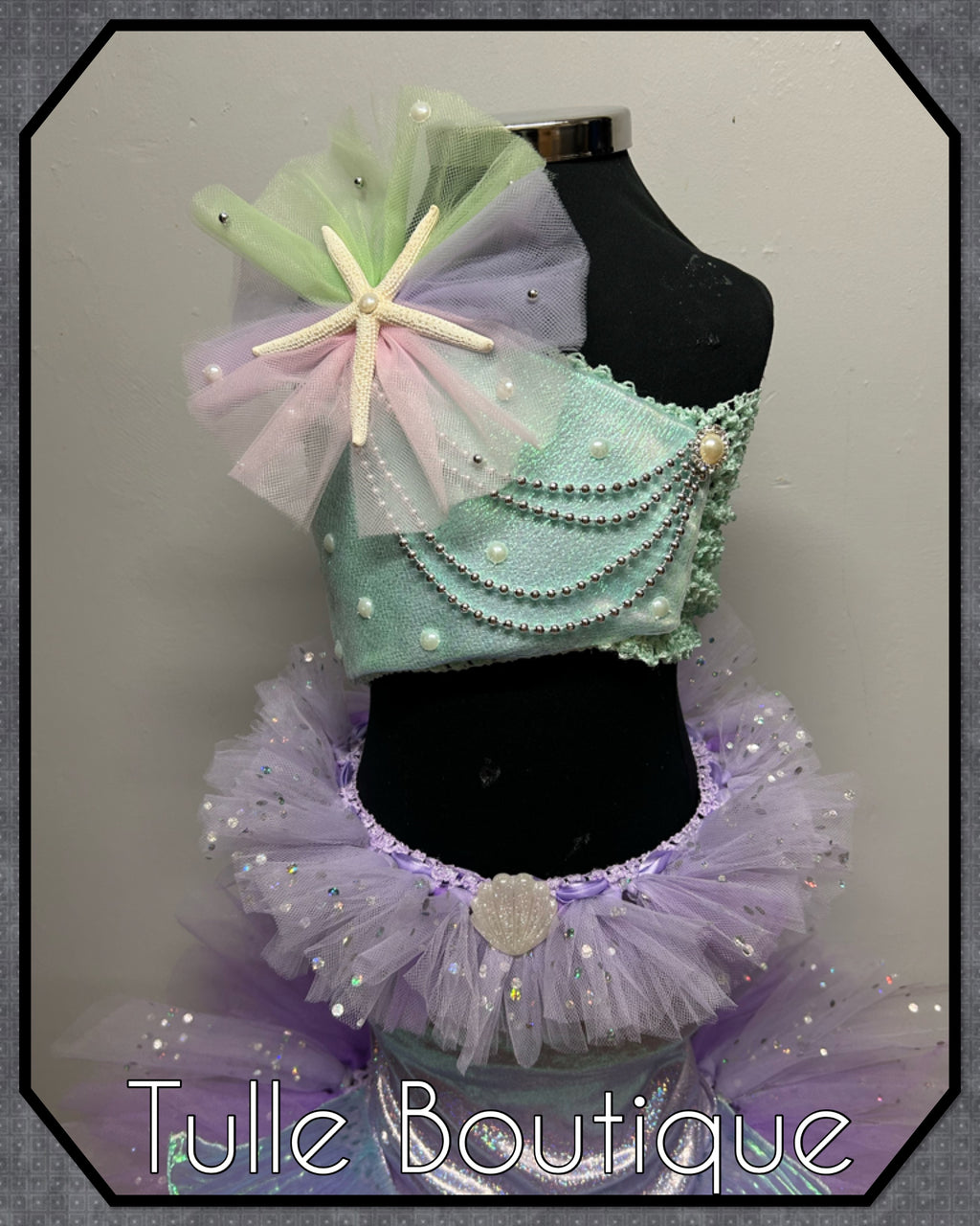 Girls toddlers Mermaid fishtail tutu dress, ballgown, fancy dress costume