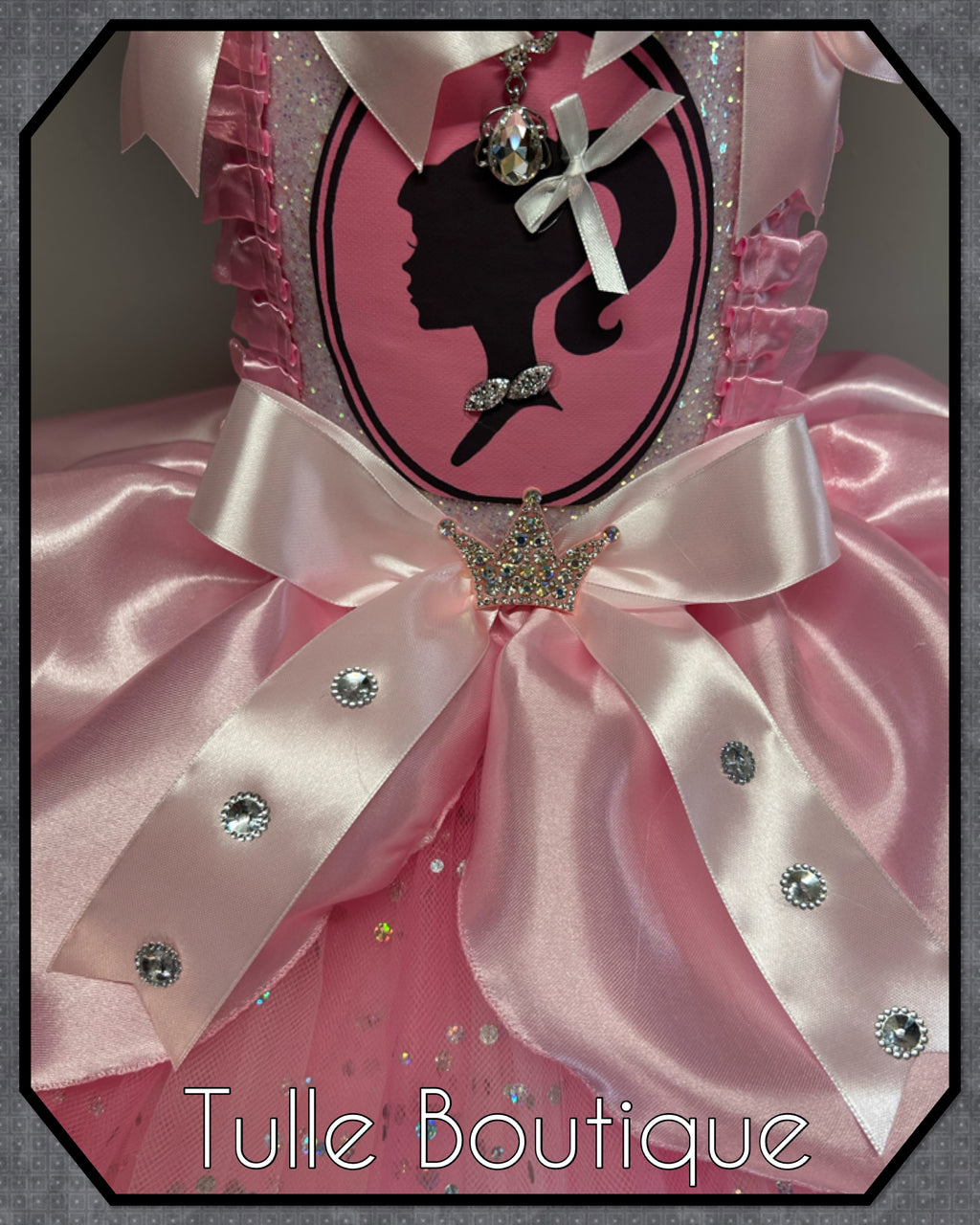 Girls toddlers Barbie Pink Princess tutu dress, birthday ballgown, fancy dress costume