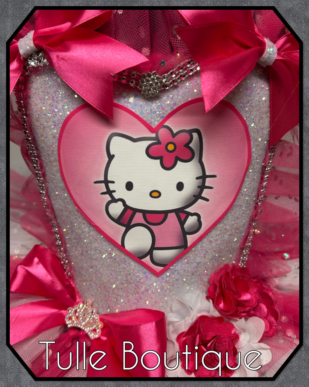 Girls toddlers Hello Kitty birthday tutu dress, ballgown, fancy dress costume