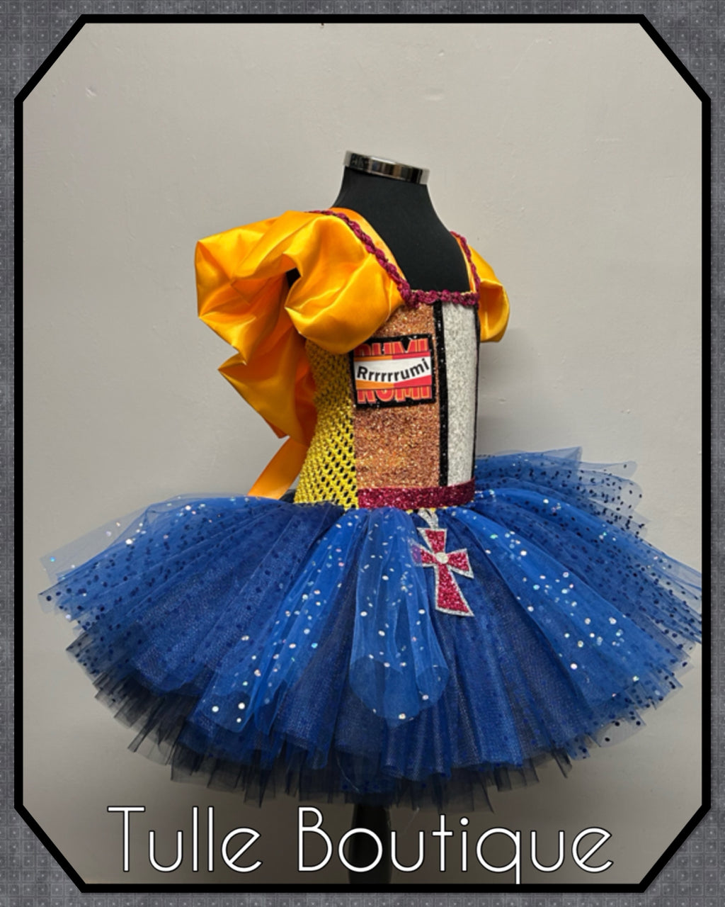 Girls toddlers K-pop Demon hunters Rumi tutu dress, ballgown, fancy dress costume