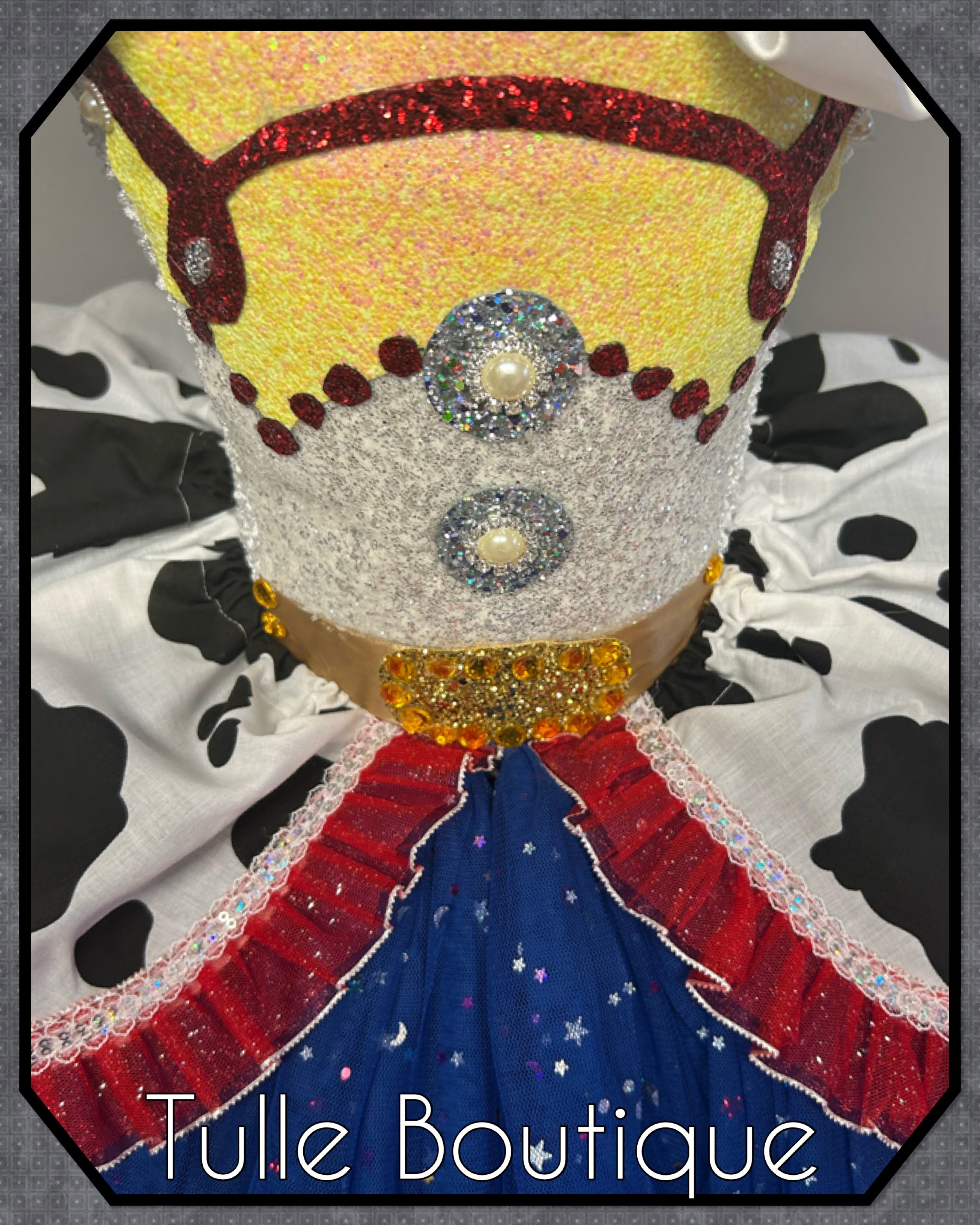 Girls toddlers Jessie cowgirl tutu dress, ballgown, fancy dress costume