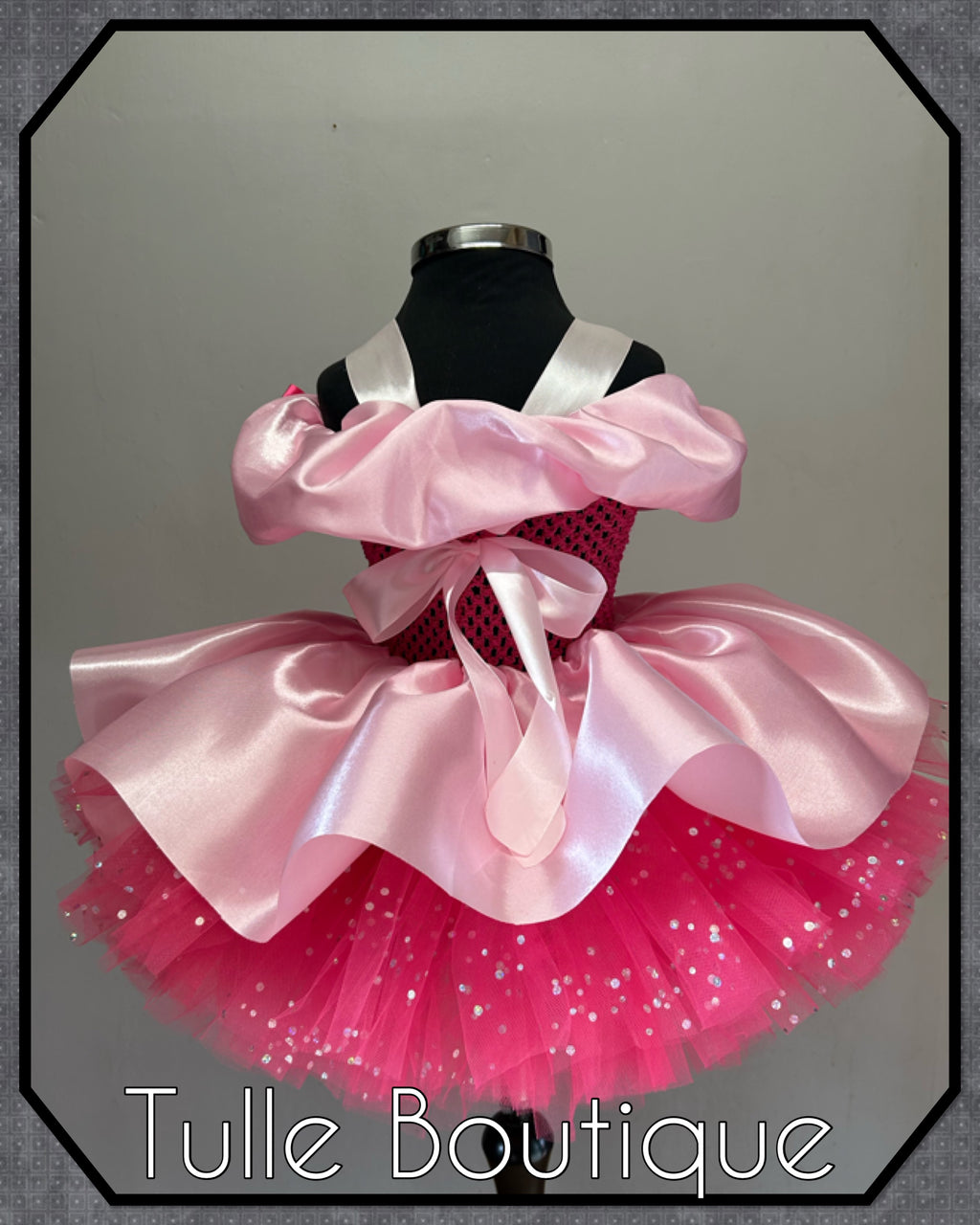 Girls toddlers Princess peppa pig pink tutu dress, birthday ballgown, fancy dress costume