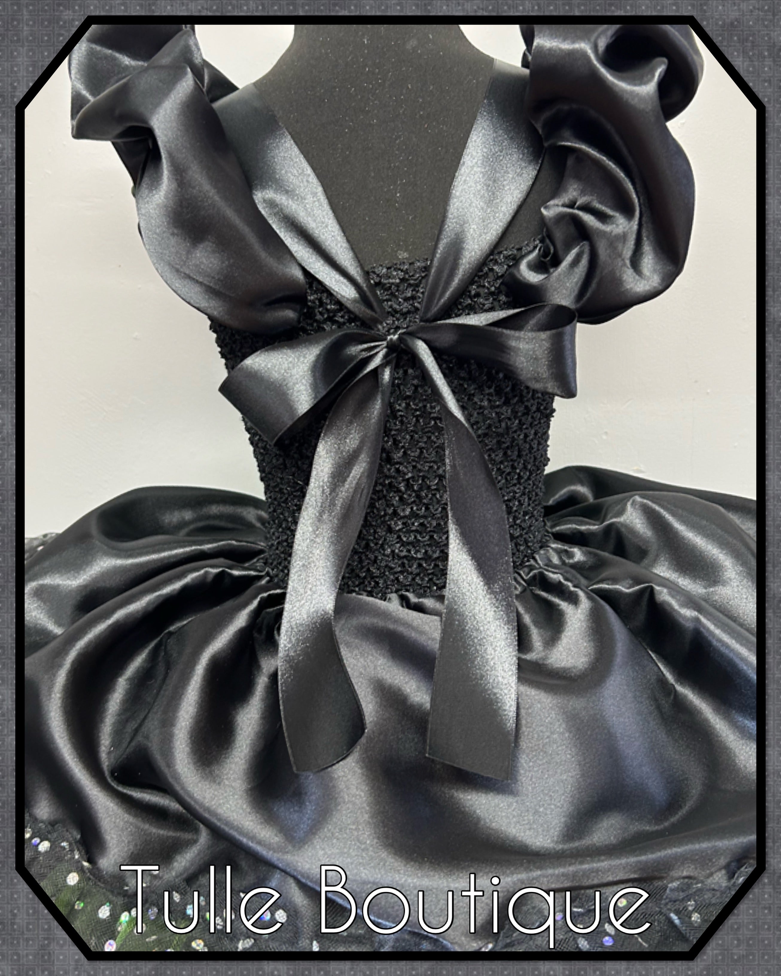 Girls Wicked Elphaba toddlers tutu birthday party dress,ballgown, fancy dress costume