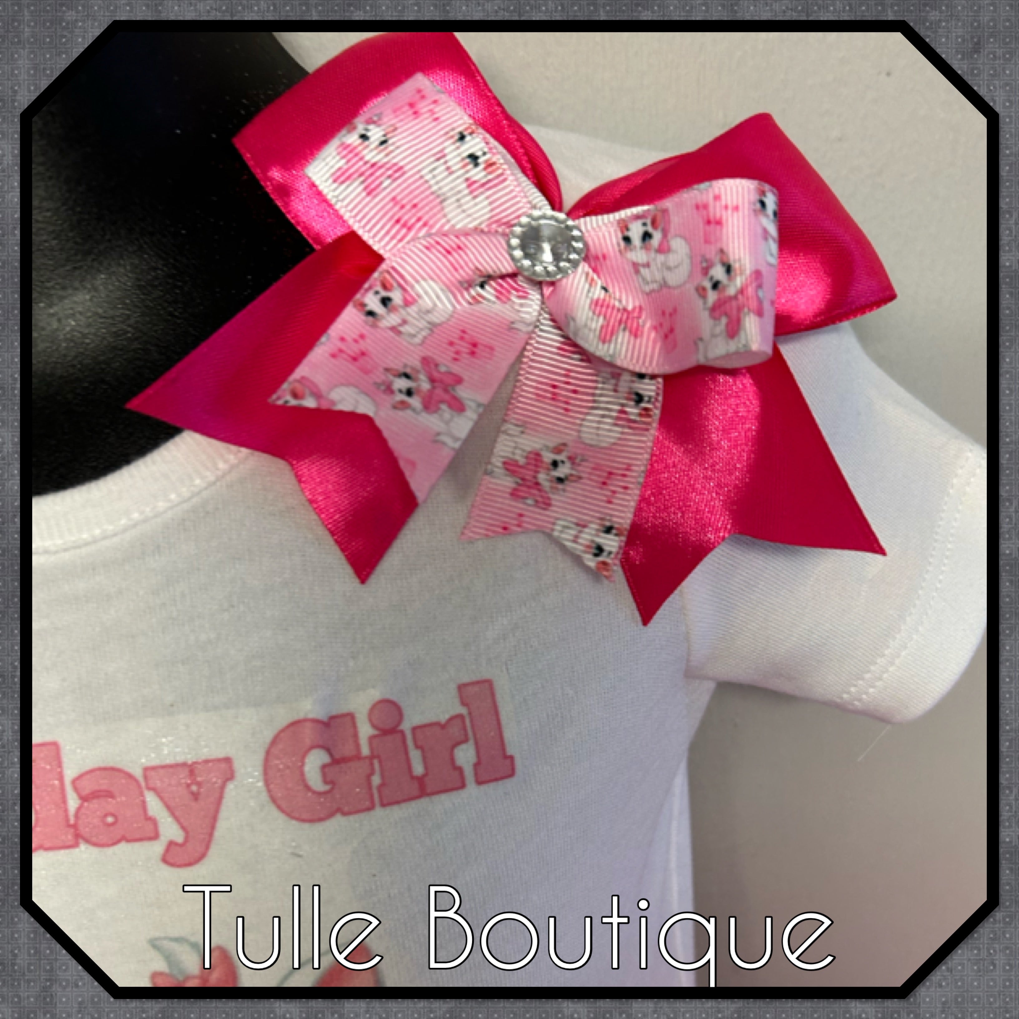 Girls toddlers Marie Cat birthday tutu outfit fancy dress costume