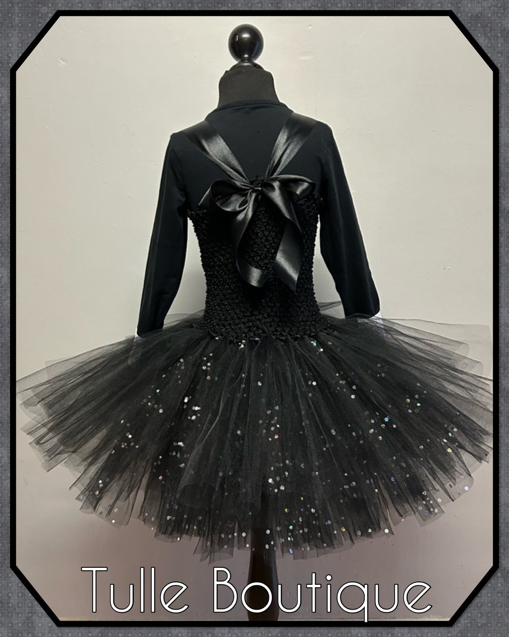 Girls toddlers Wednesday Addams original tutu dress, ballgown,Halloween fancy dress costume