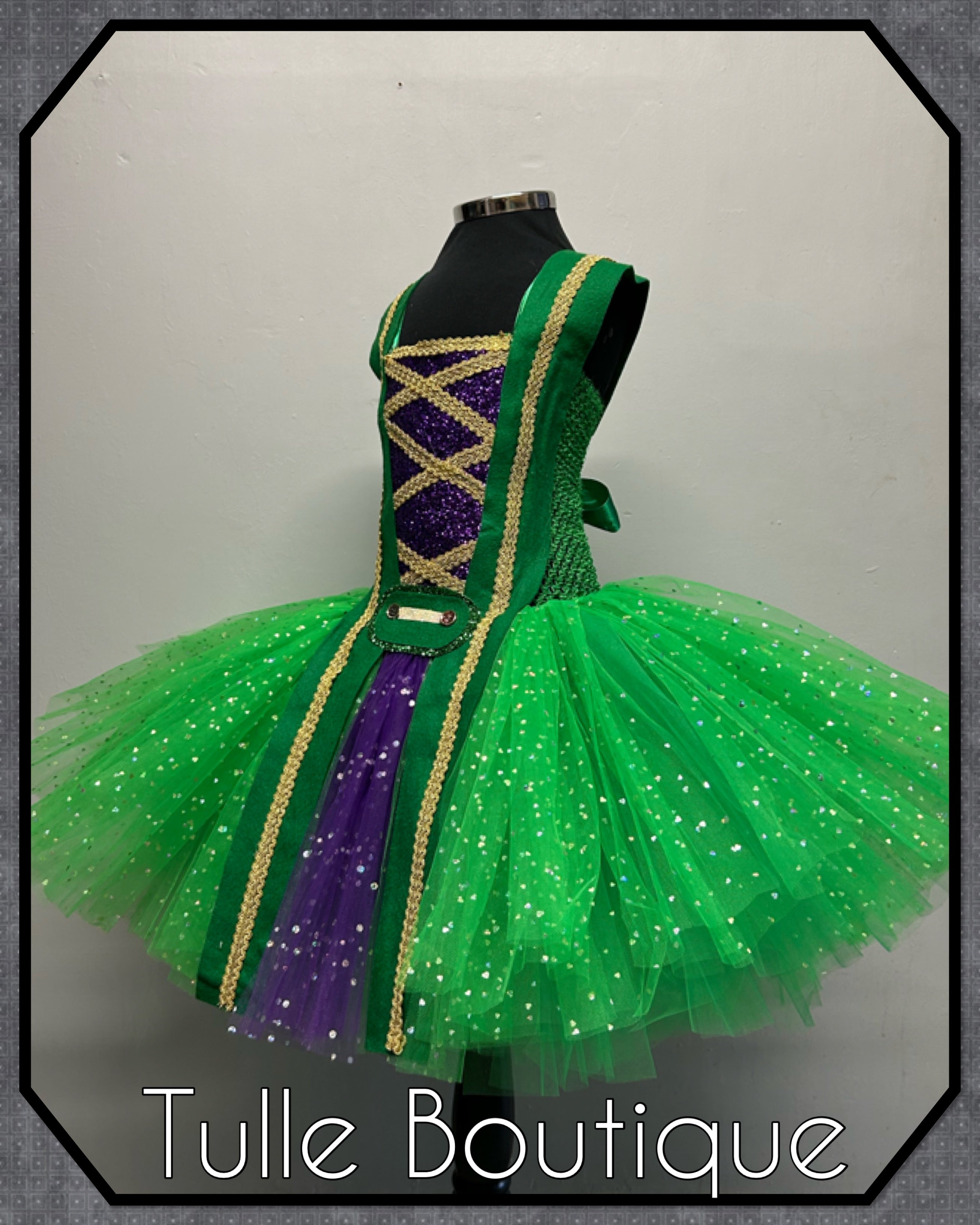 Girls toddlers Halloween Hocus Pocus Winifred Sanderson tutu dress, ballgown, fancy dress costume
