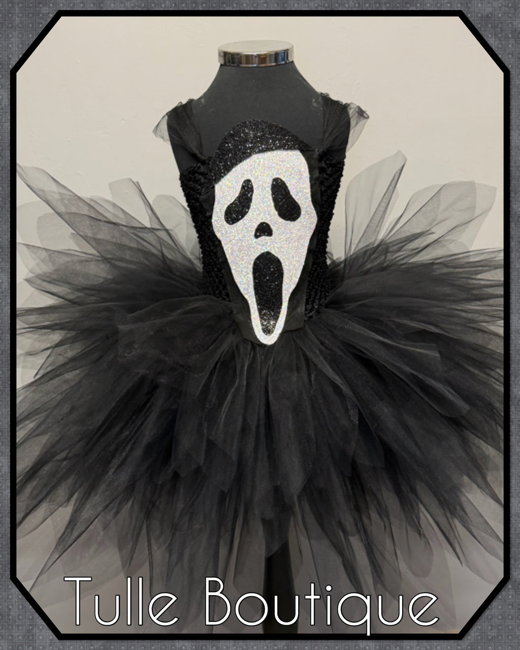 Girls toddlers girls Scream Ghost face book day fancy dress Halloween costume