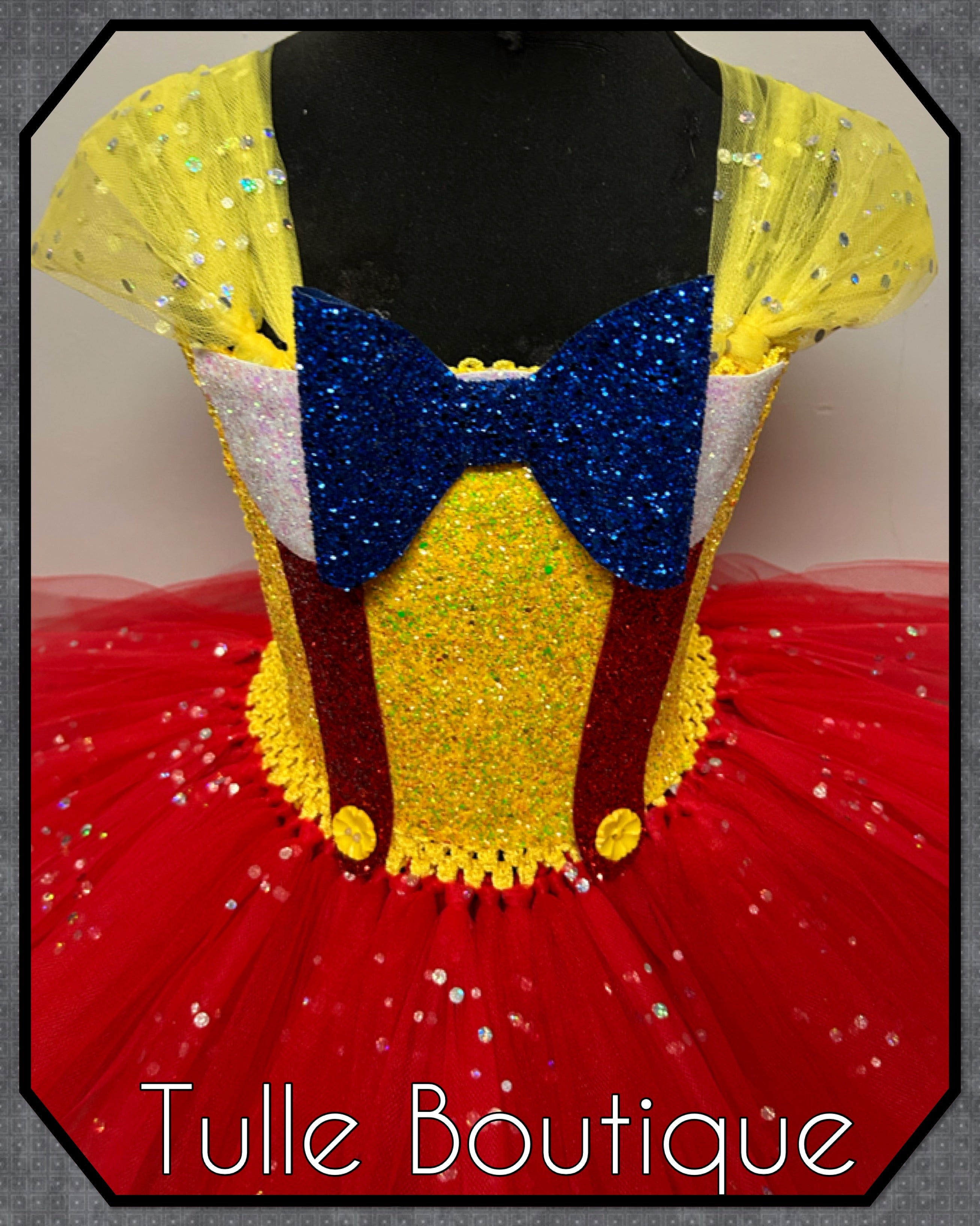 Girls toddlers Tweedle Dee and Tweedle Dum tutu dress, ballgown, Alice in wonderland fancy dress costume