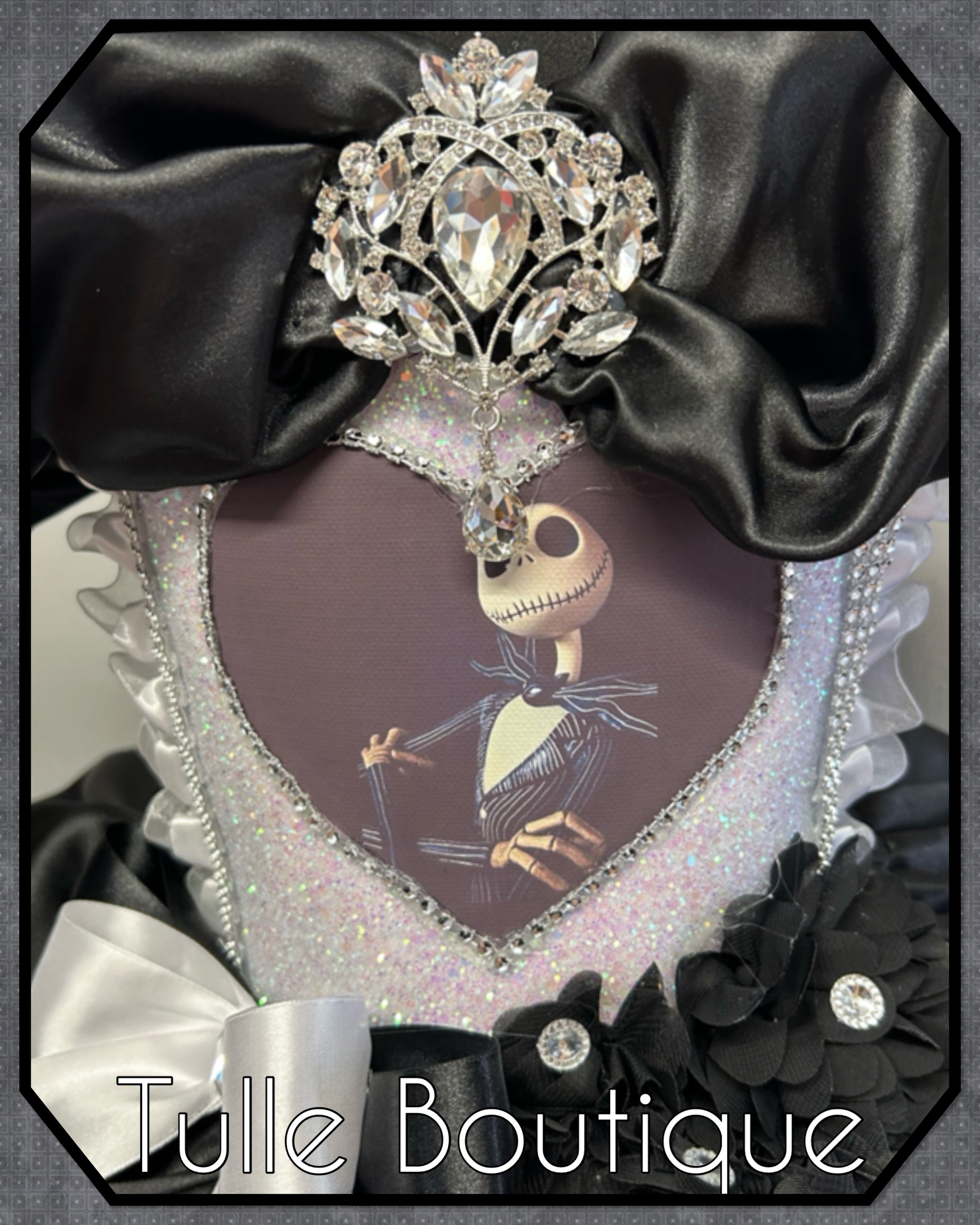 Girls toddlers Jack Skellington Princess tutu dress,Halloween ballgown, fancy dress costume