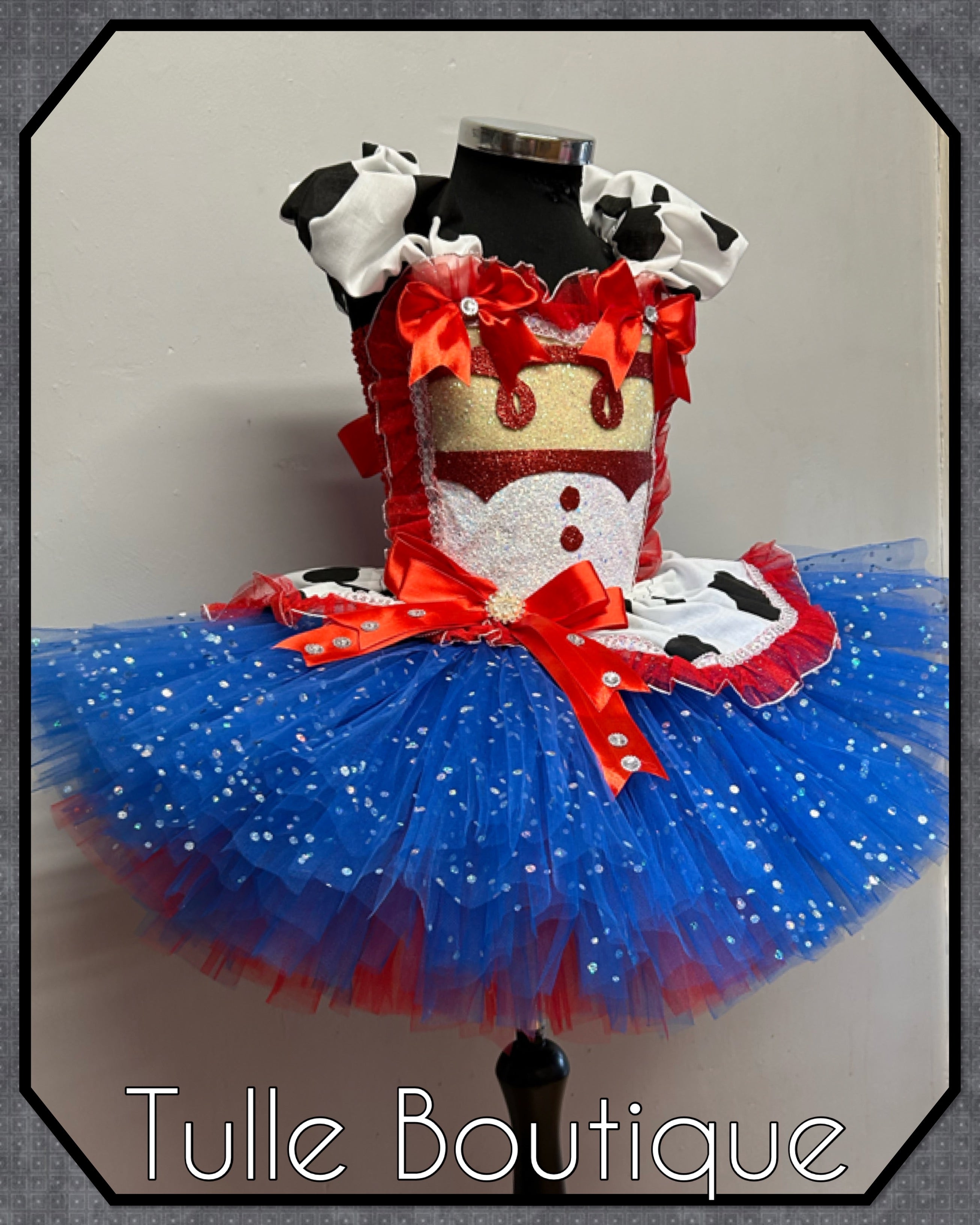Girls toddlers Toy Story Jessie cowgirl tutu dress, ballgown, fancy dress costume