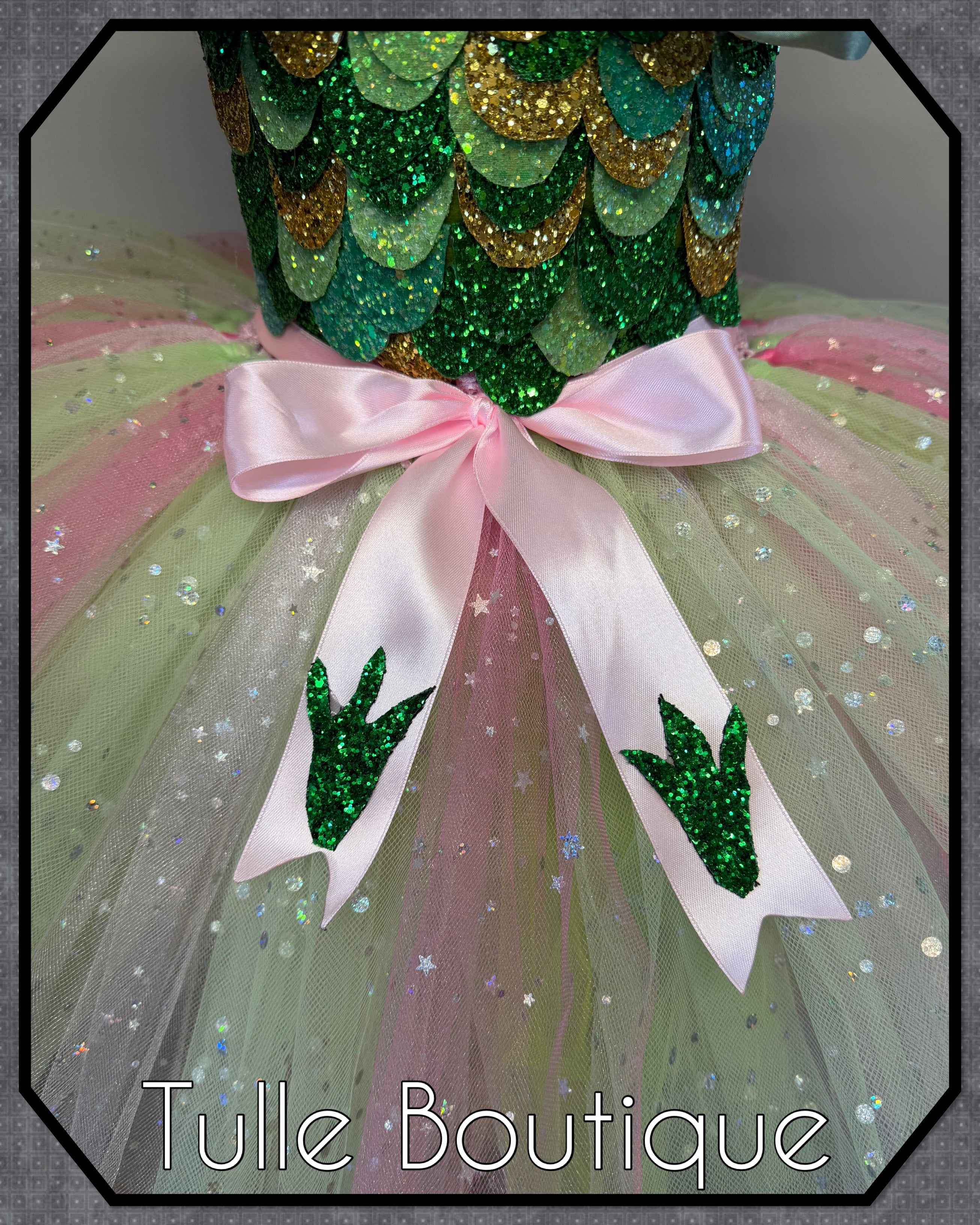 Girls toddlers Dinosaur tutu dress, ballgown, fancy dress costume