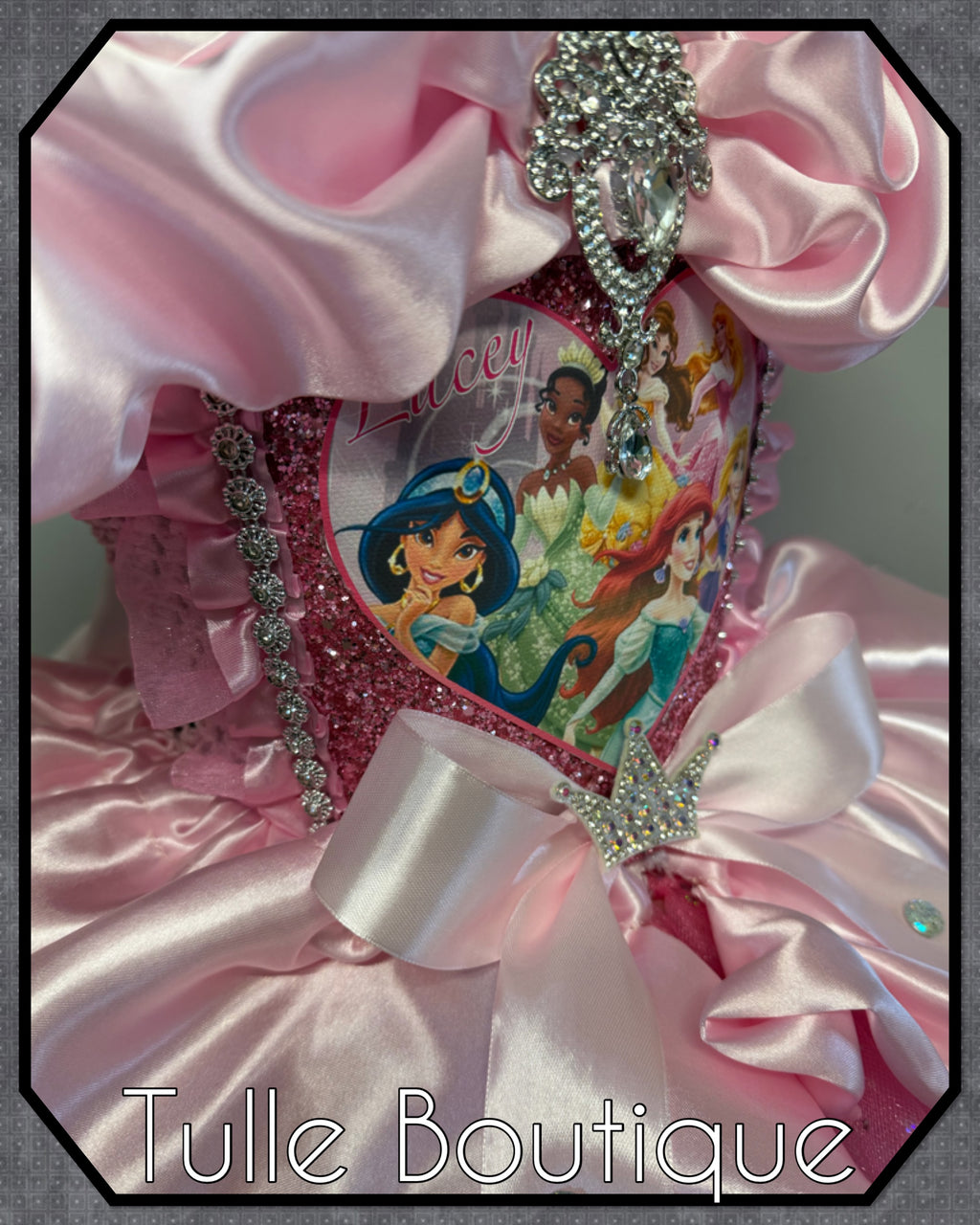 Girls toddlers pink Sparkly Disney Princess tutu dress, ballgown, fancy dress costume