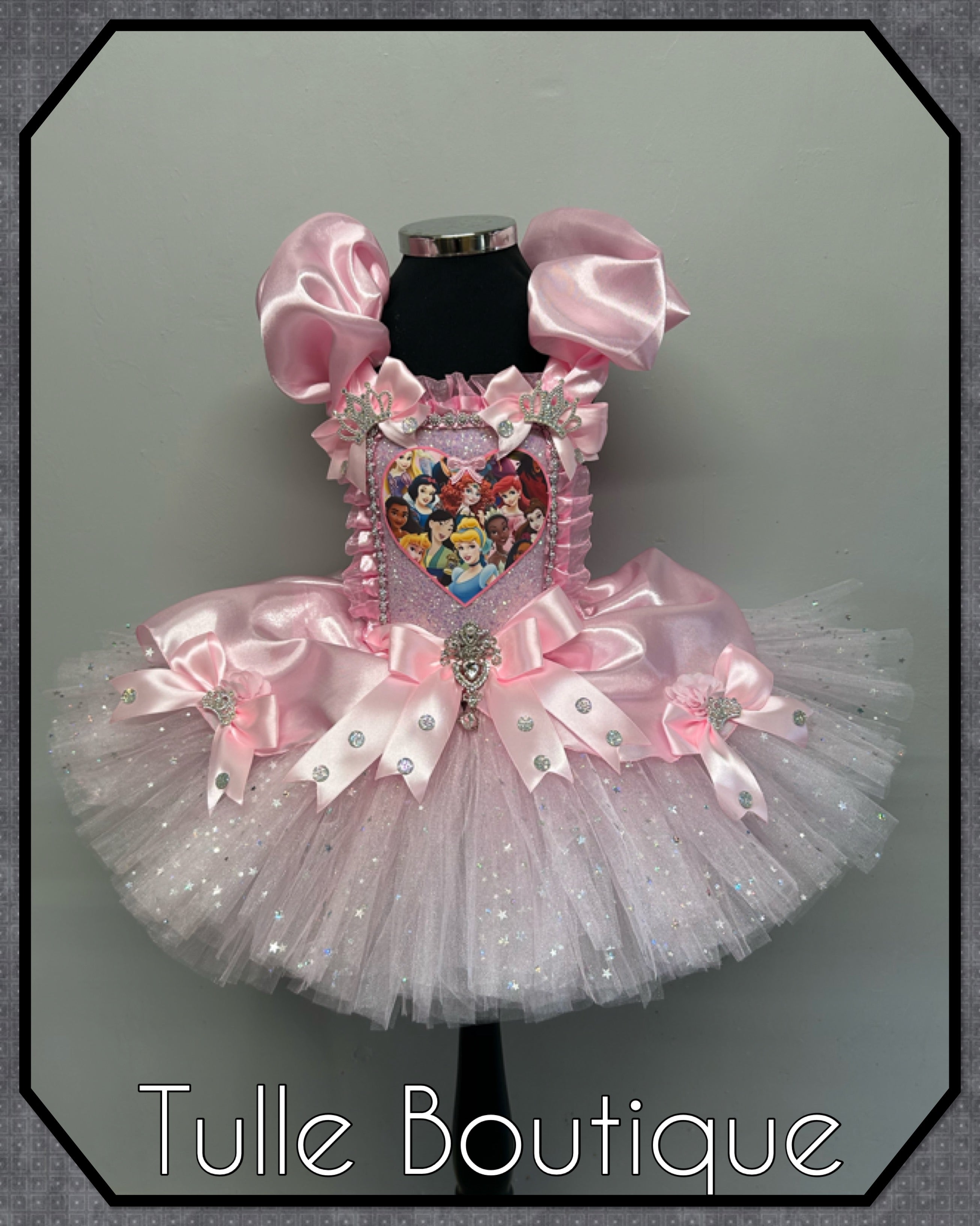 Girls toddlers pink Disney Princess tutu dress, ballgown, fancy dress costume