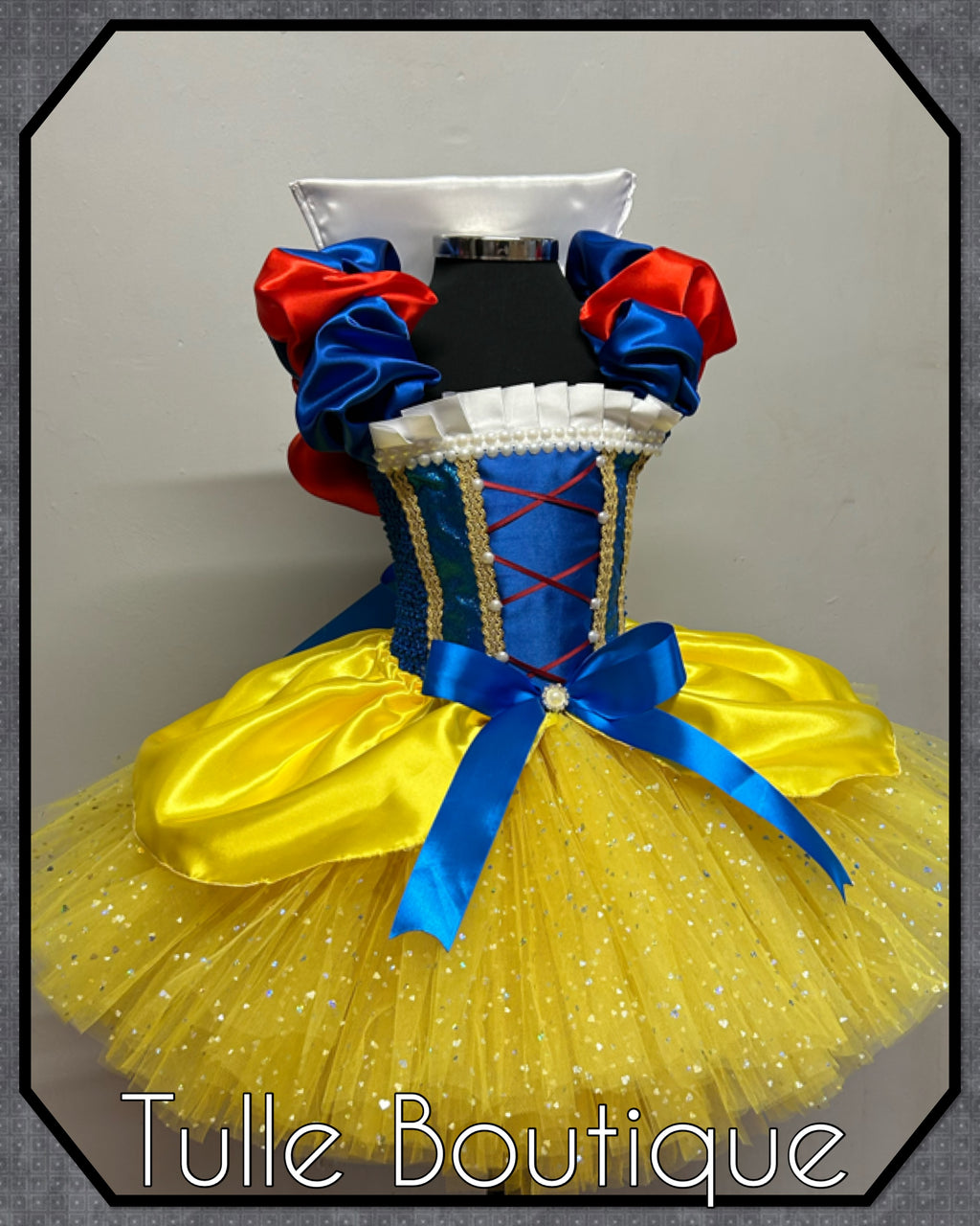 Girls toddlers Snow White Princess tutu birthday party dress,ballgown, fancy dress costume
