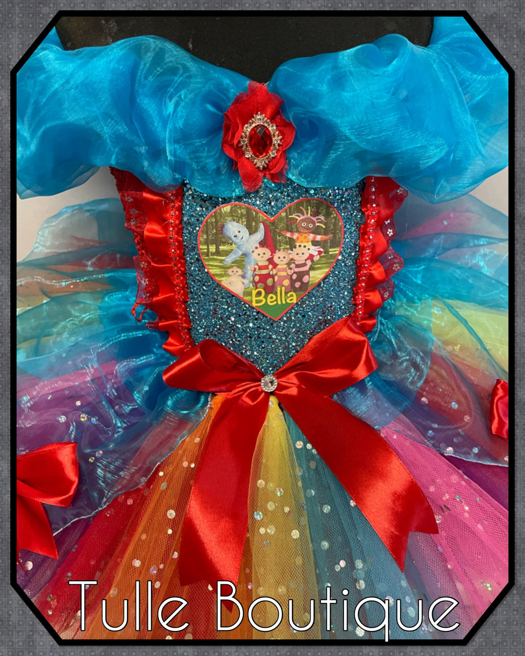 Girls toddlers In the night garden tutu dress,ballgown, fancy dress costume