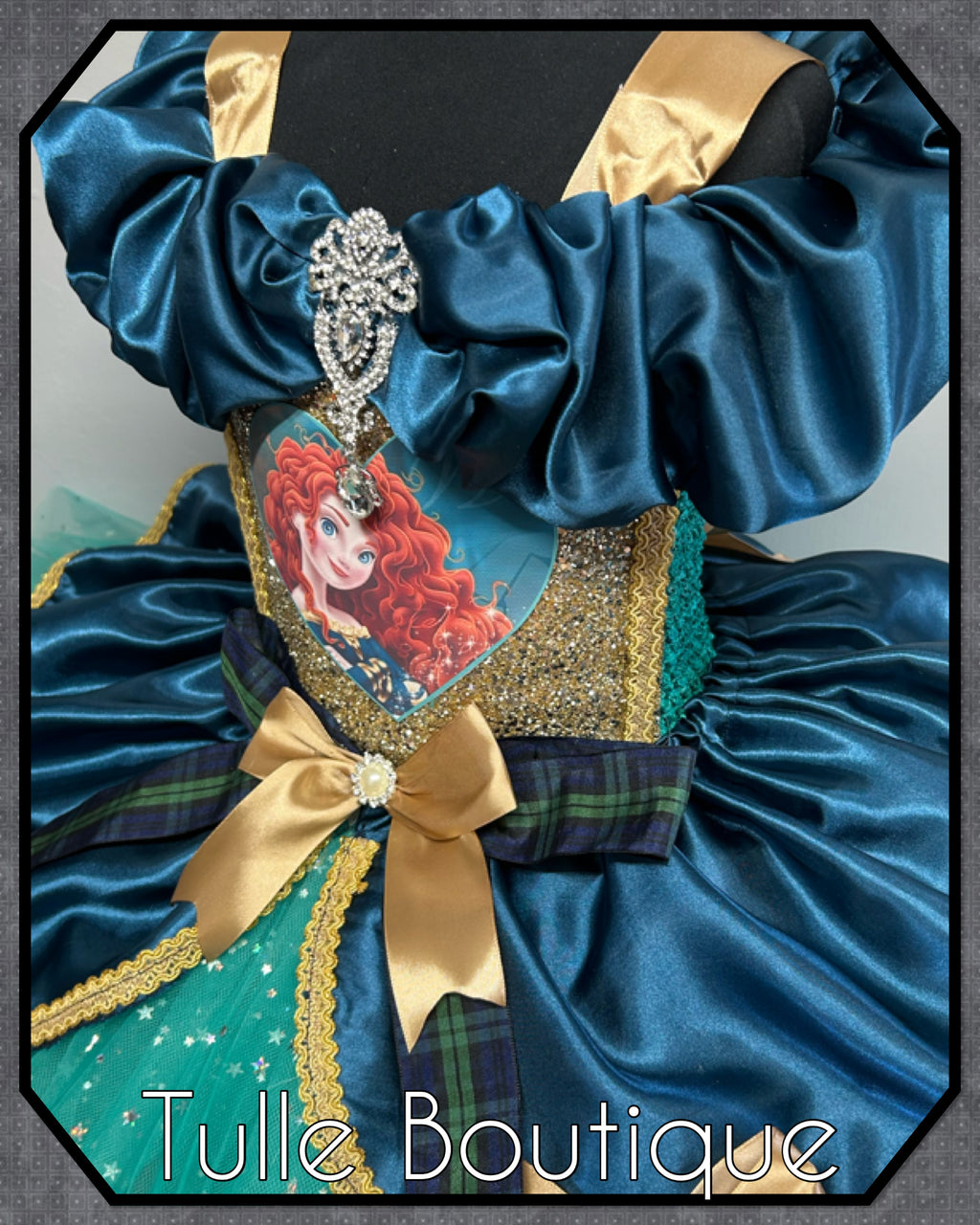 Girls toddlers Brave Princess Merida tutu dress,ballgown, fancy dress costume