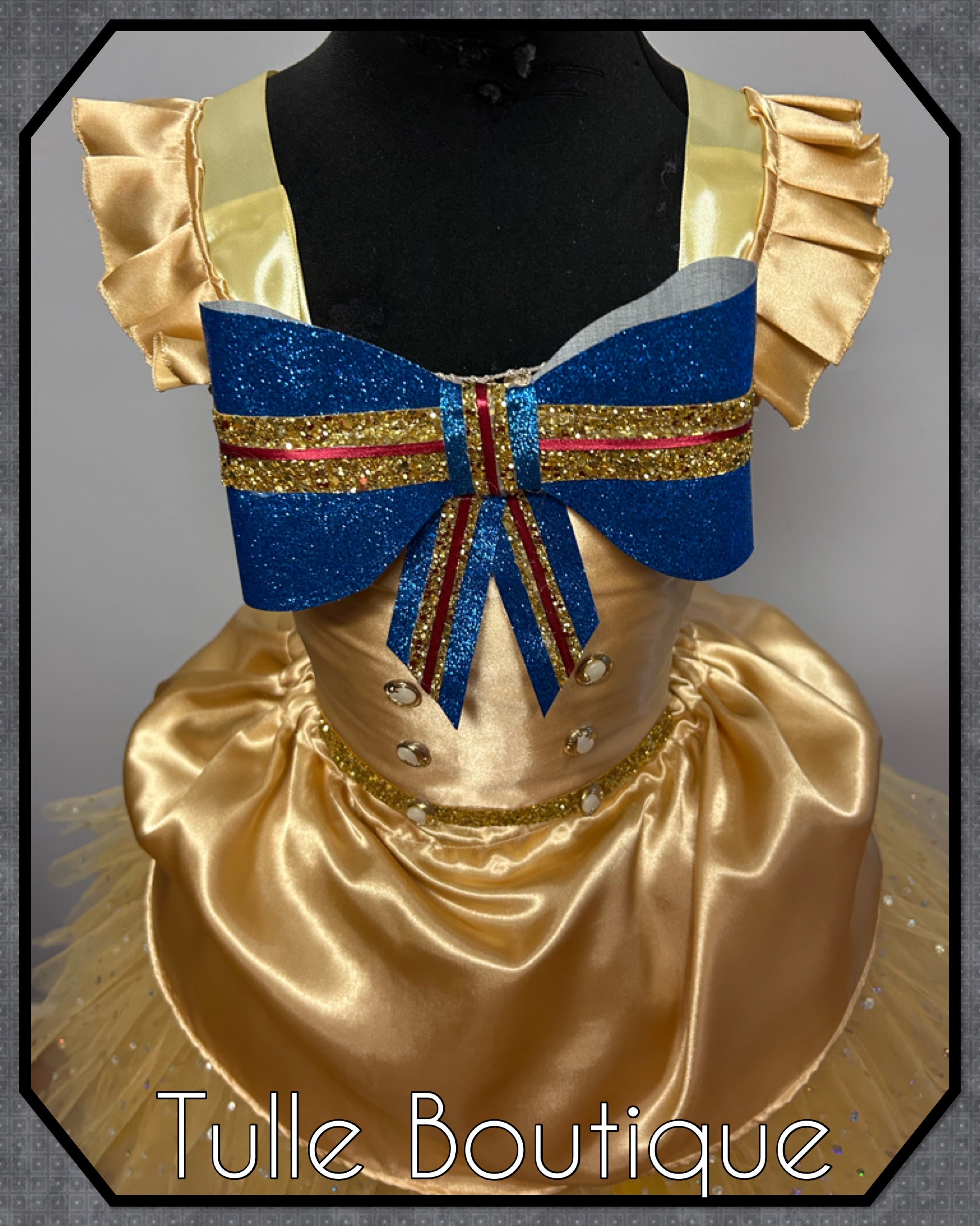 Girls toddlers Megan tutu dress, ballgown, killer doll fancy dress costume