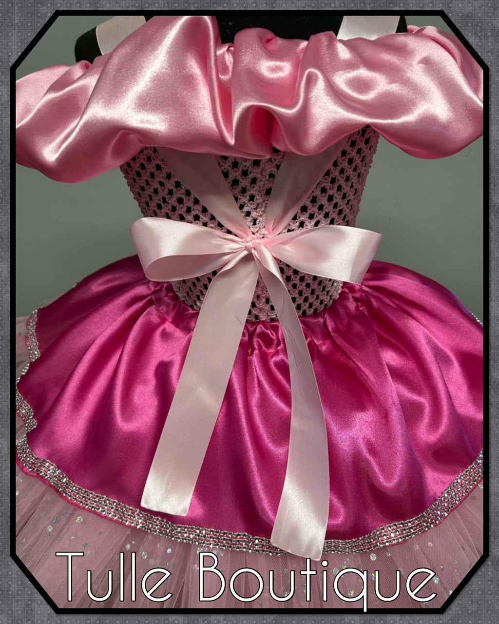 Girls toddlers Barbie Mix Pink Princess tutu dress, birthday ballgown, fancy dress costume