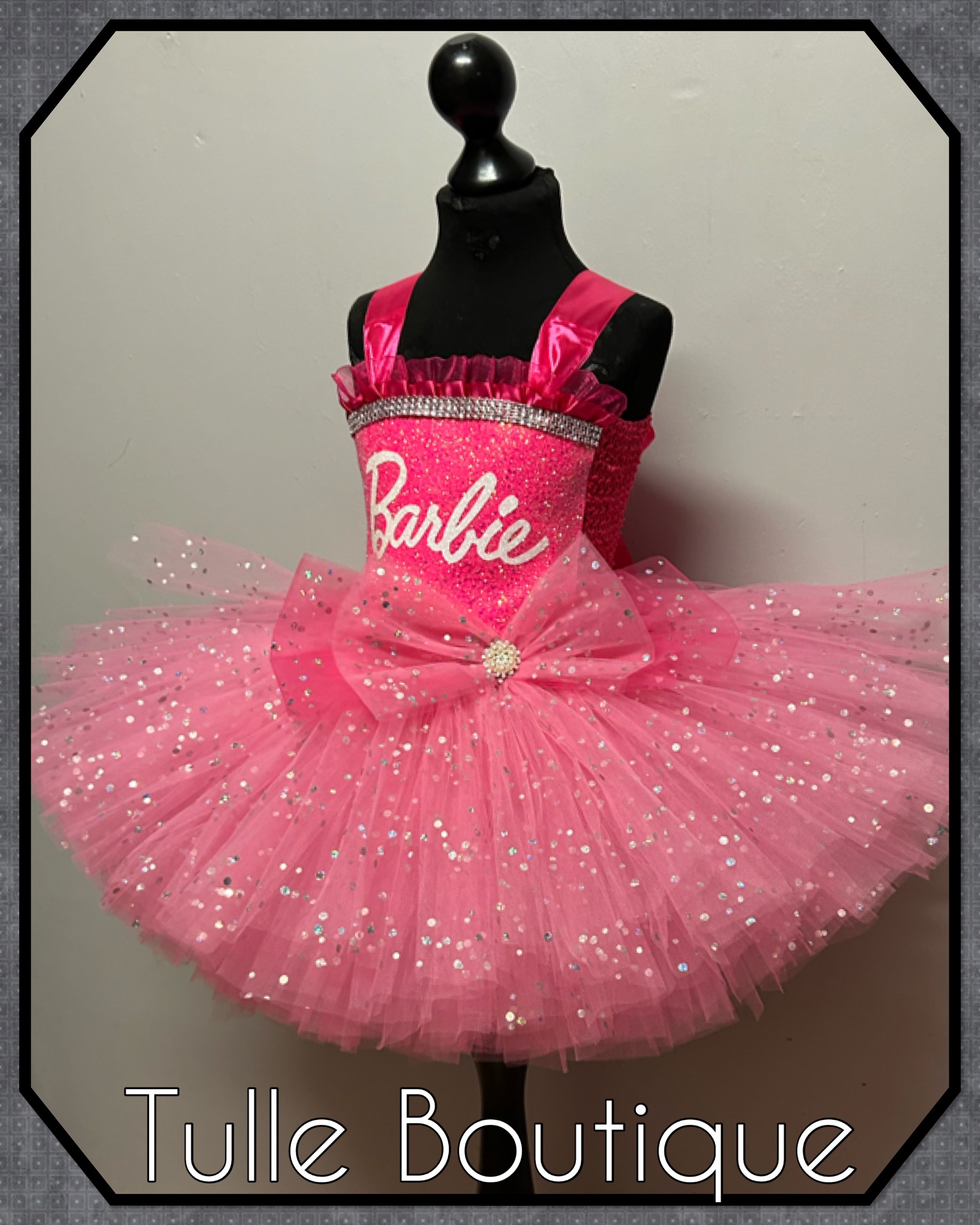 Girls toddlers Barbie pink Princess tutu dress, ballgown,fancy dress costume
