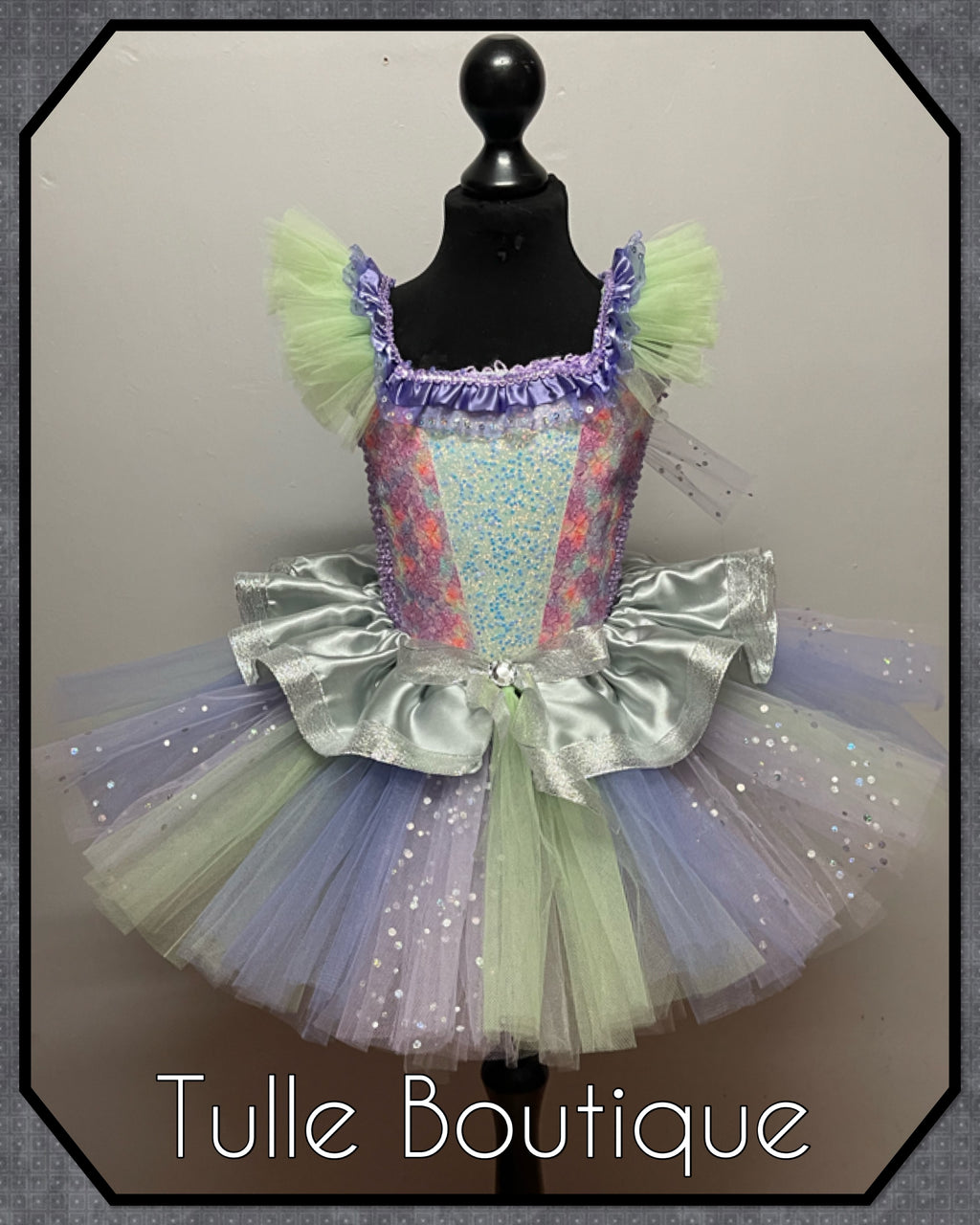 Girls Alien space tutu dress, birthday ballgown, fancy dress costume