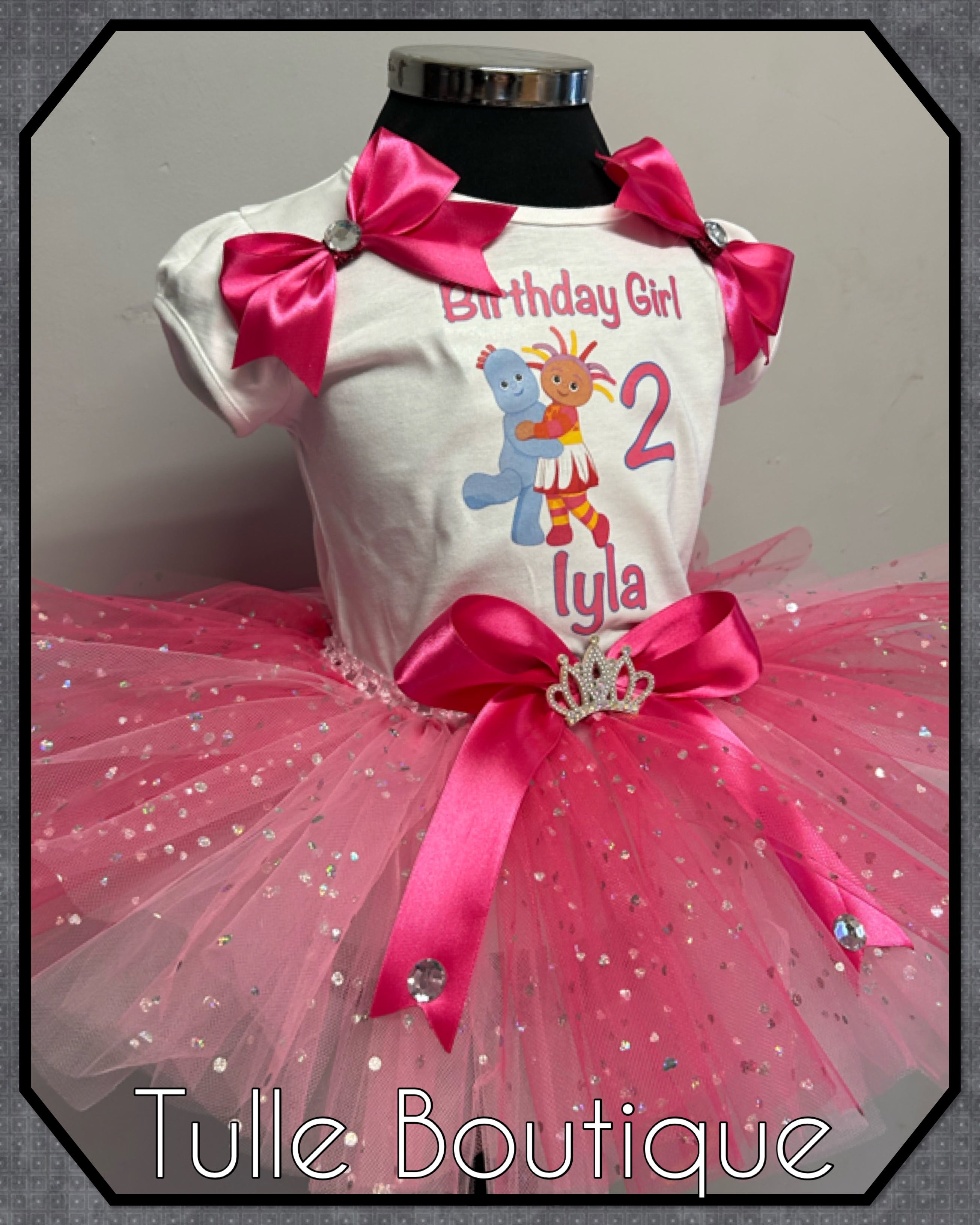 Girls toddlers in the night garden birthday tutu outfit fancy dress costume