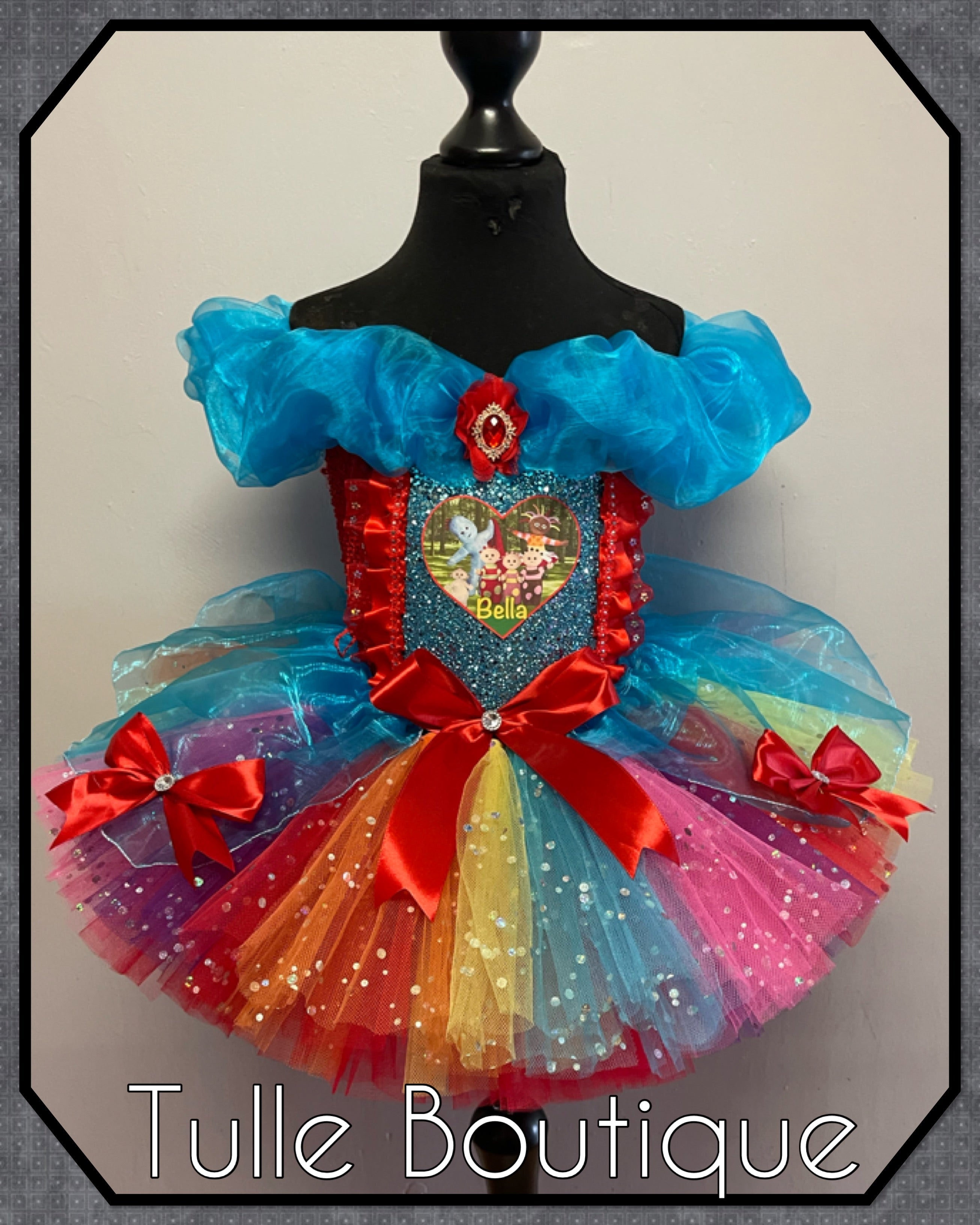 Girls toddlers In the night garden tutu dress,ballgown, fancy dress costume